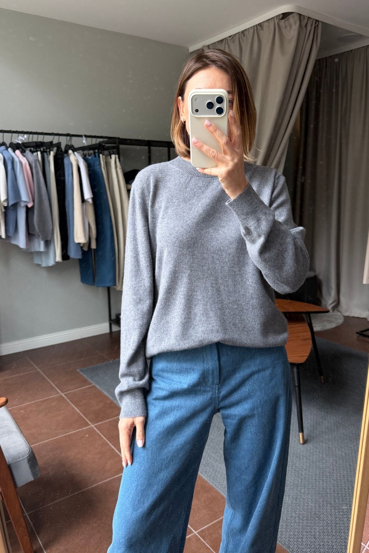 Cashmere sweater sample