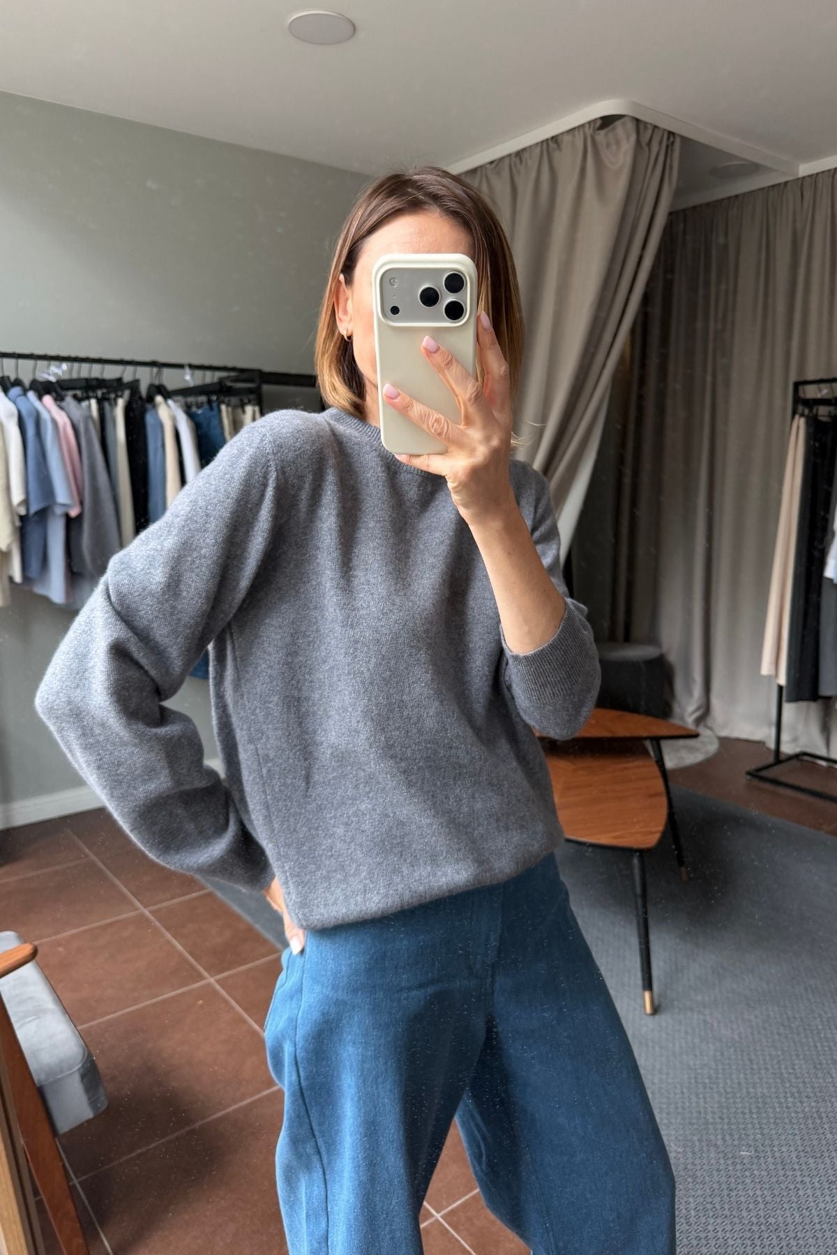 Cashmere sweater sample