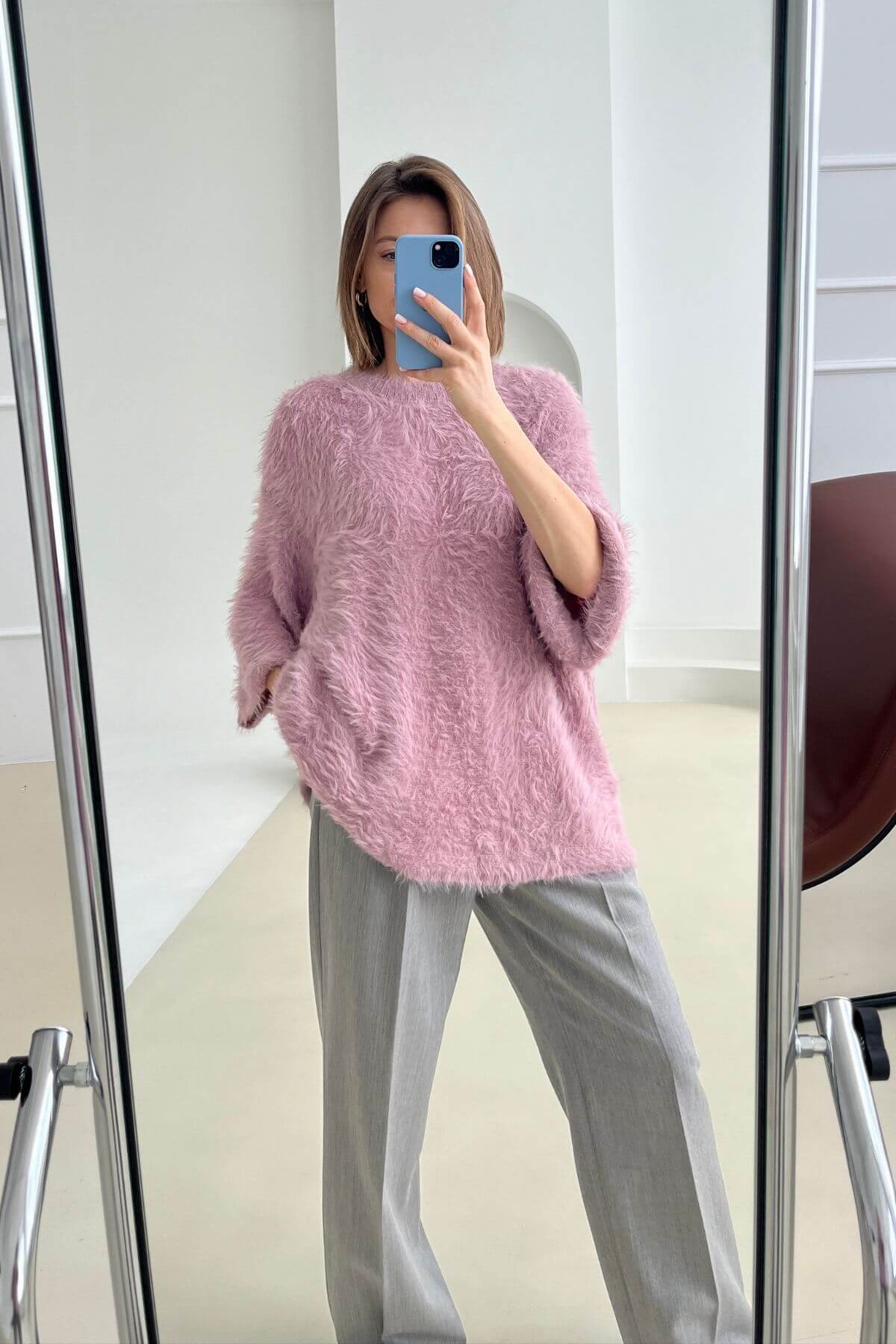 Light pink blouse sample
