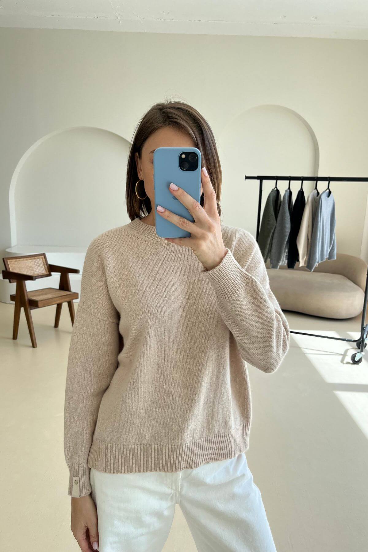 Cashmere sweater sample