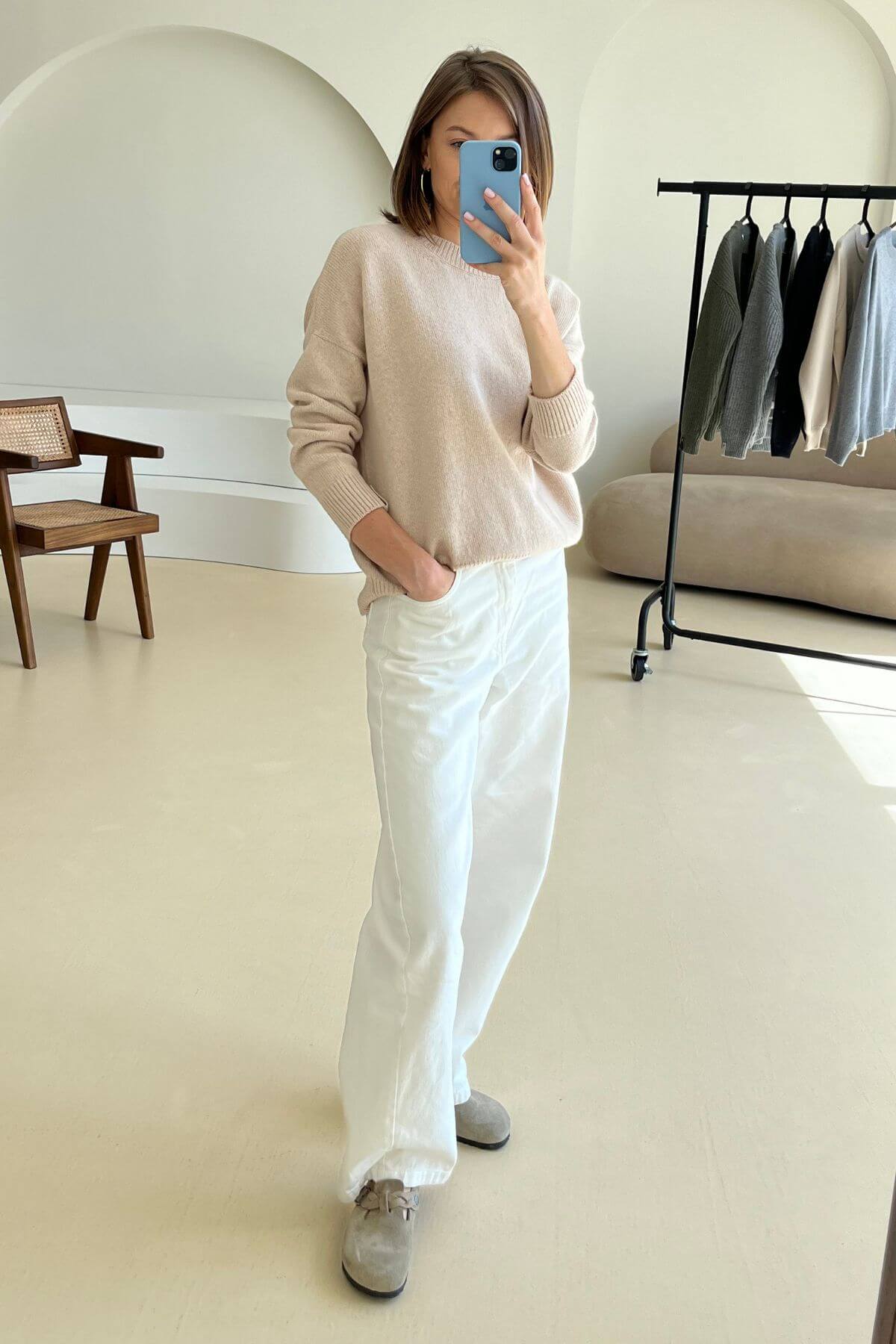 Cashmere sweater sample