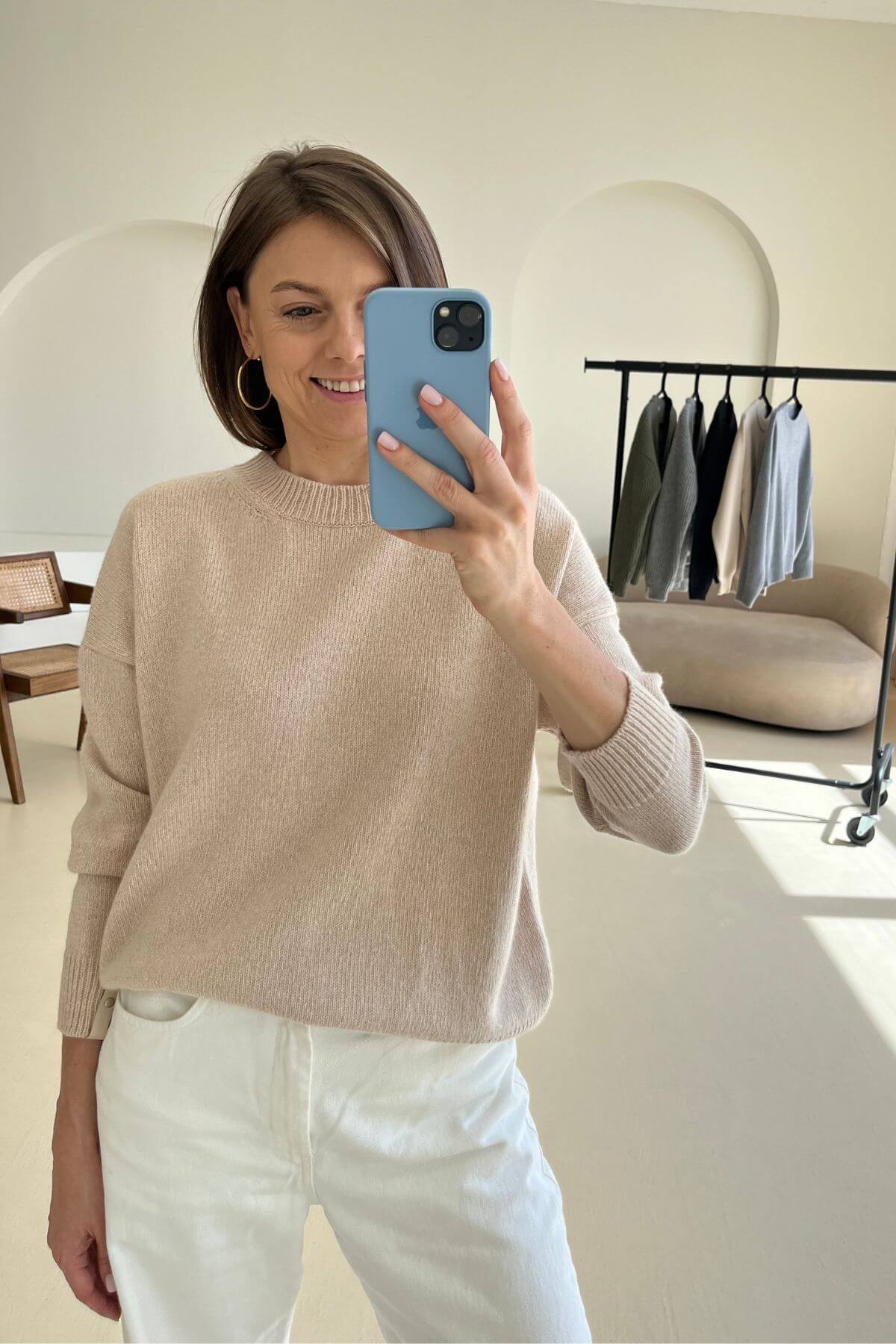 Cashmere sweater sample