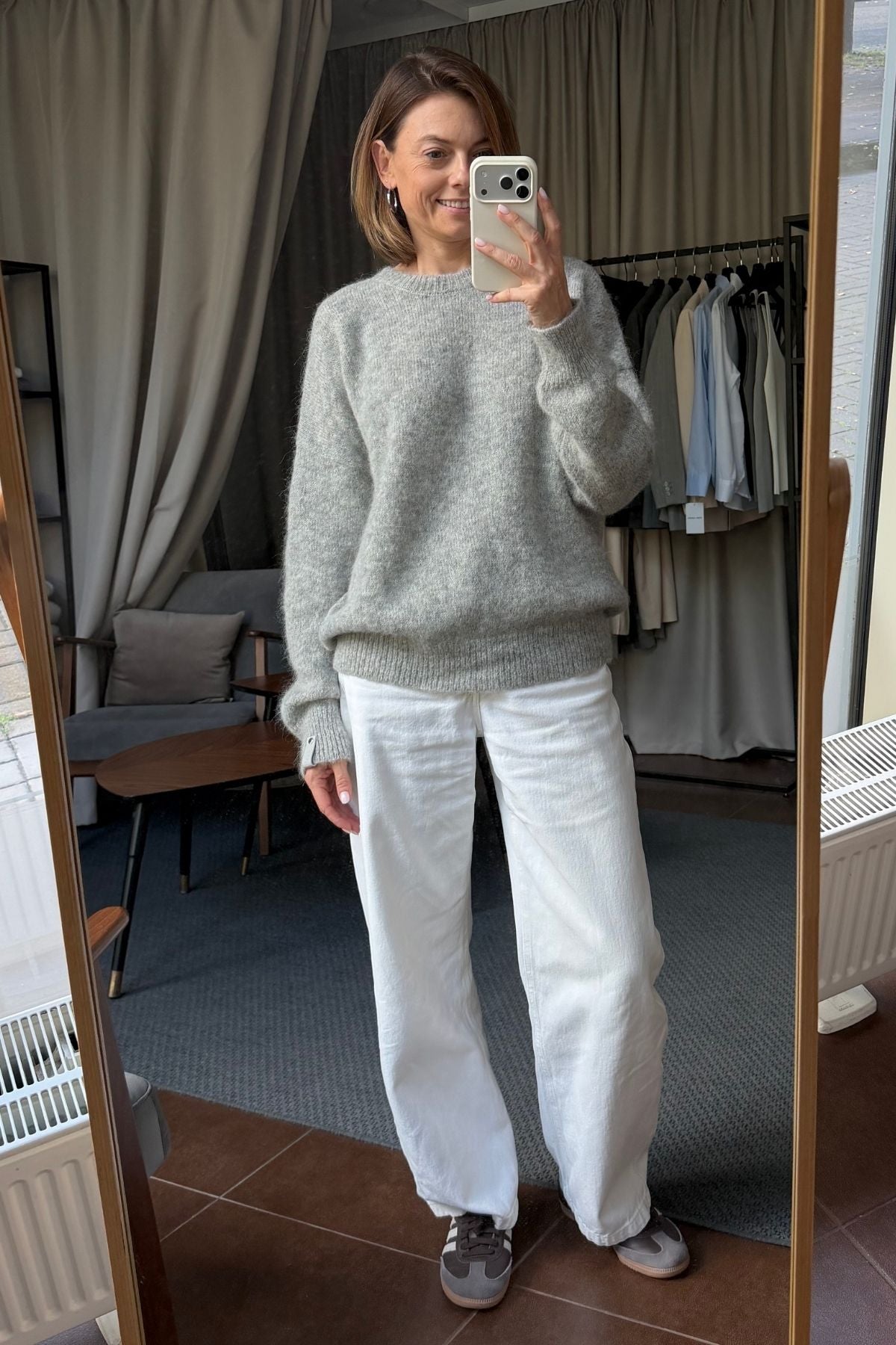 CHLOE light grey sweater sample