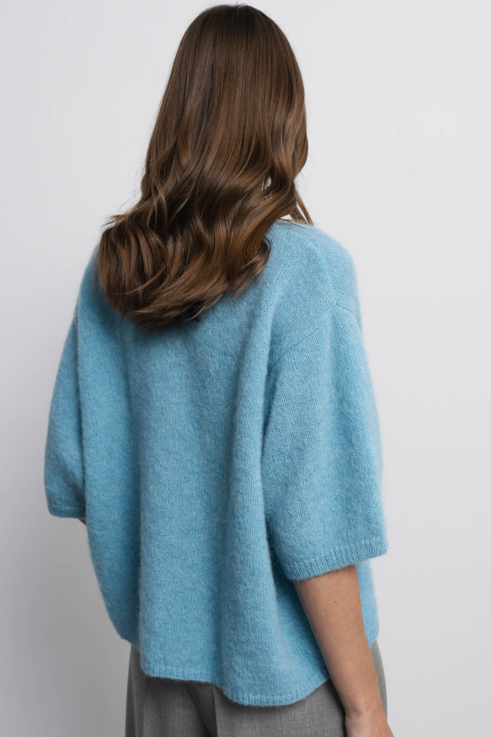 'Danielle' baby blue blouse