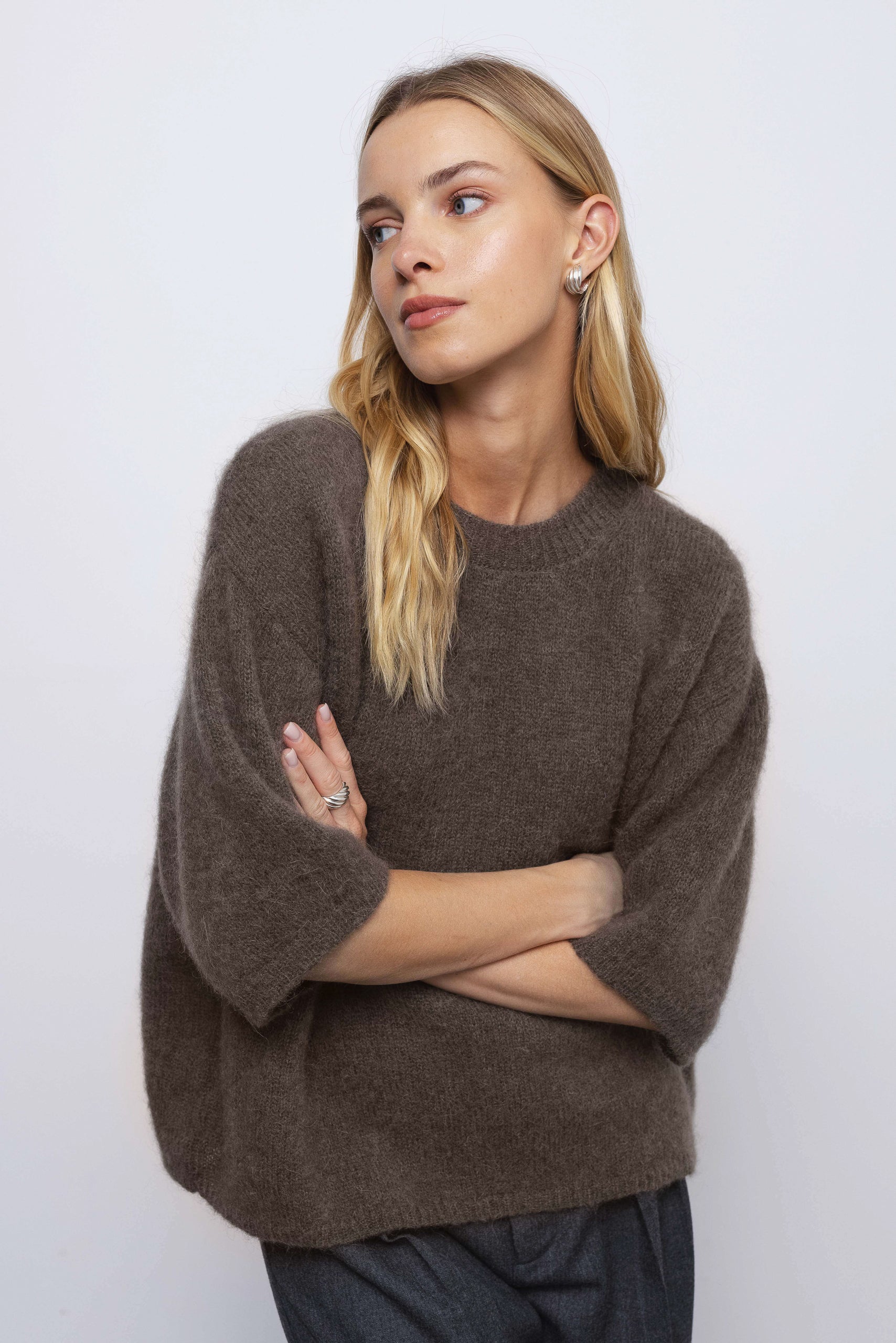 DANIELLE taupe blouse