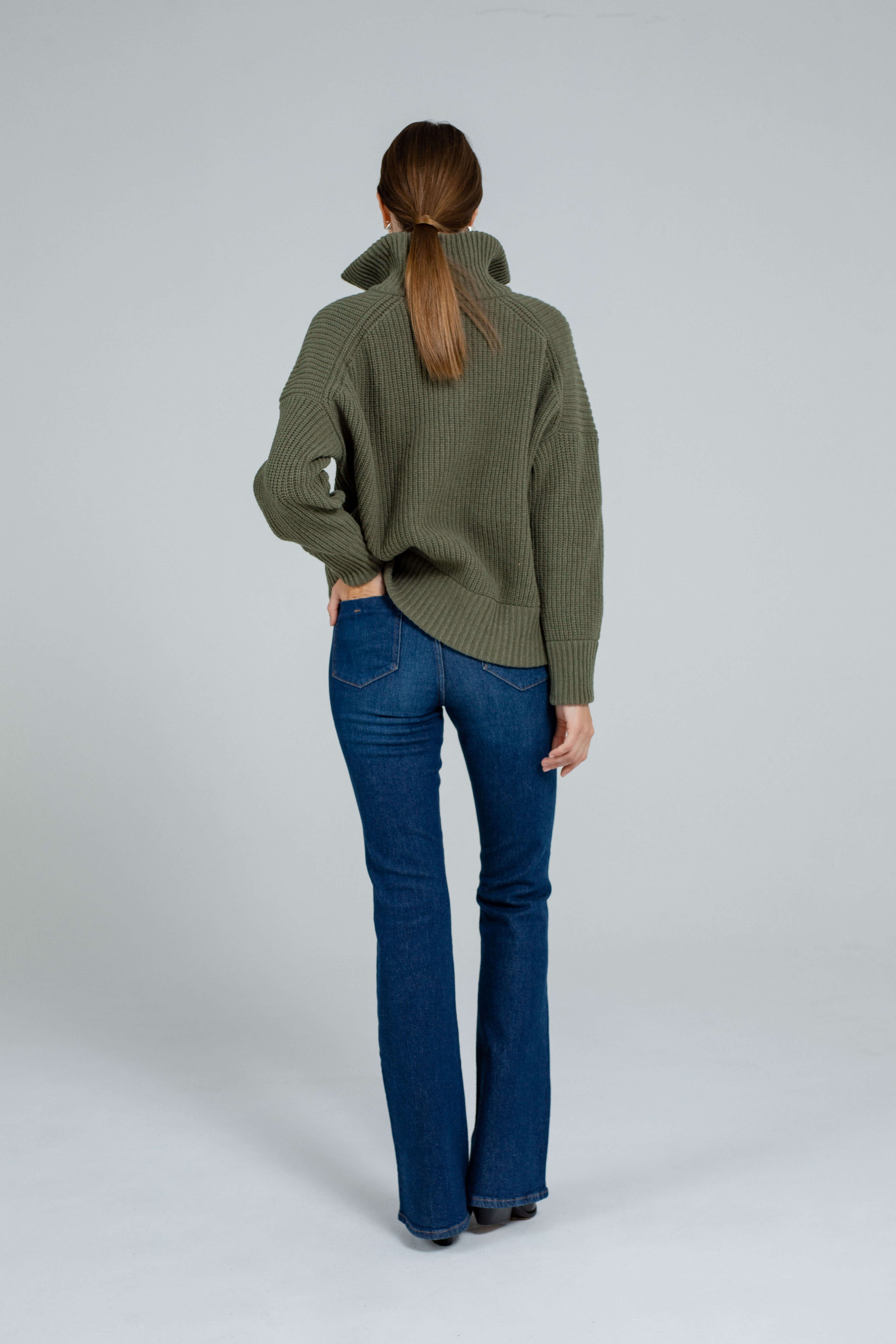 'Jolie' chaki sweater