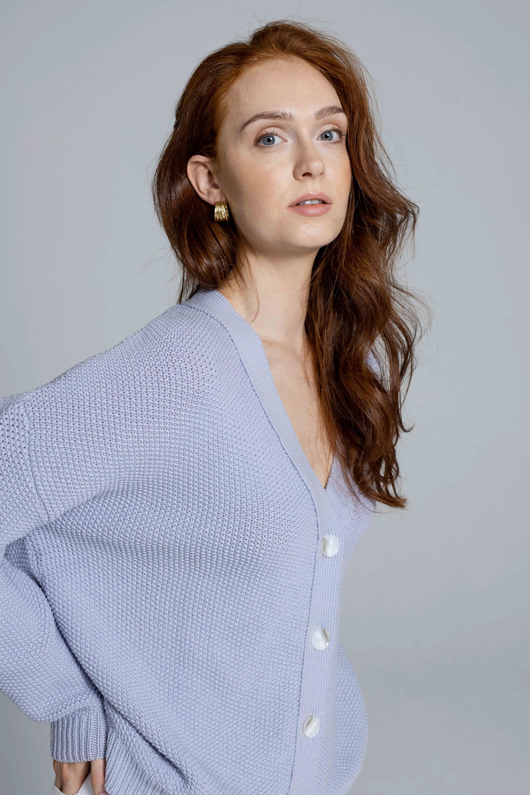 JULIET light violet cardigan