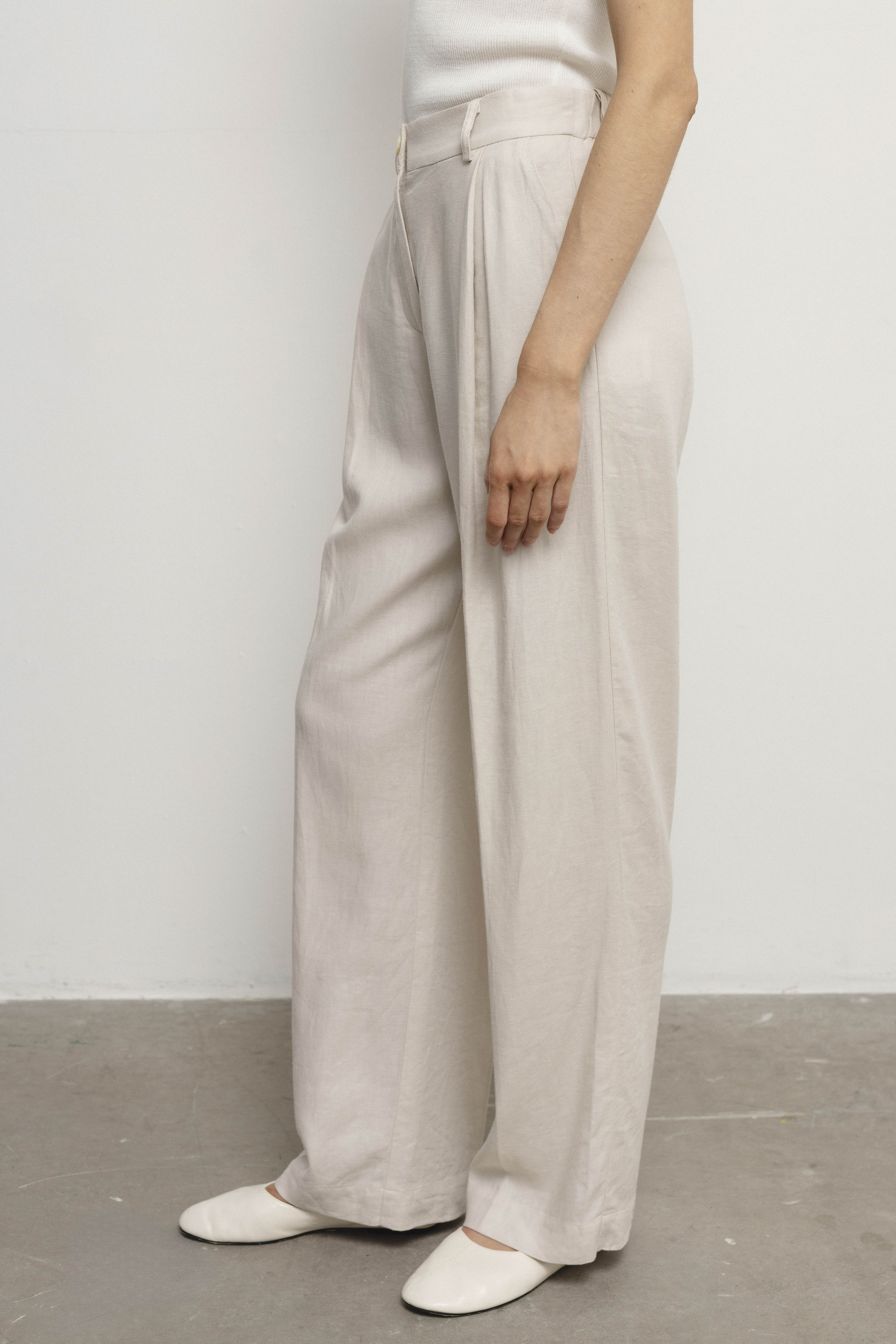 ROSE buttoned trousers sample