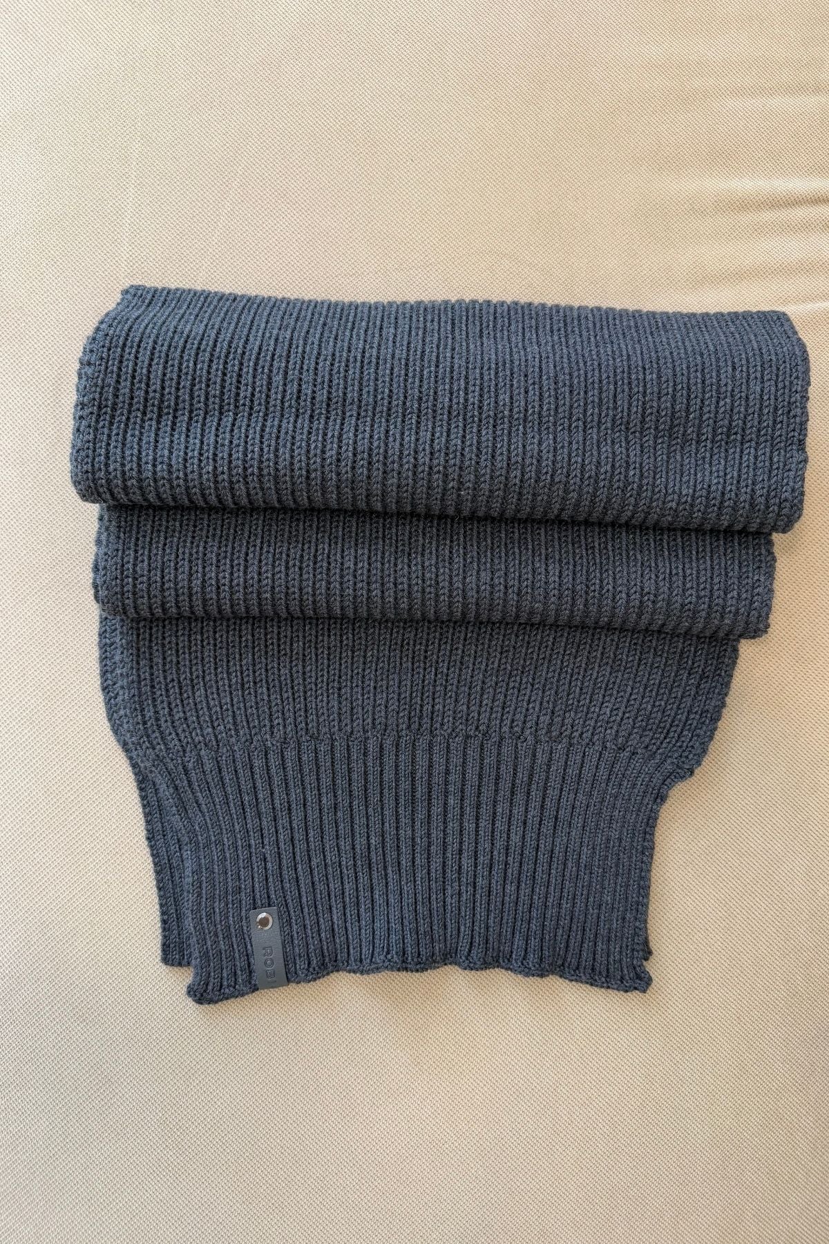 'Monet' dark grey scarf