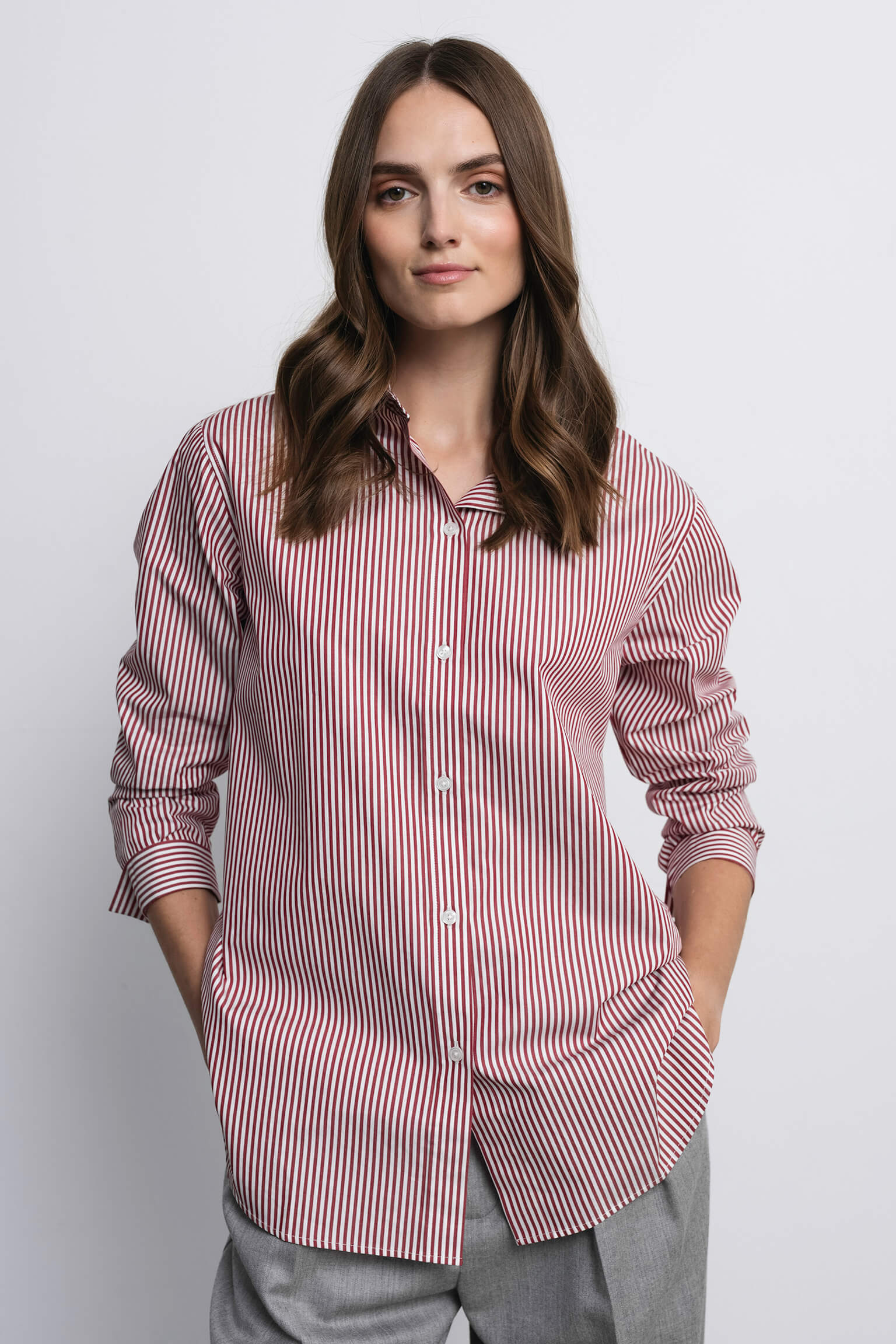 'Nora' stripes shirt