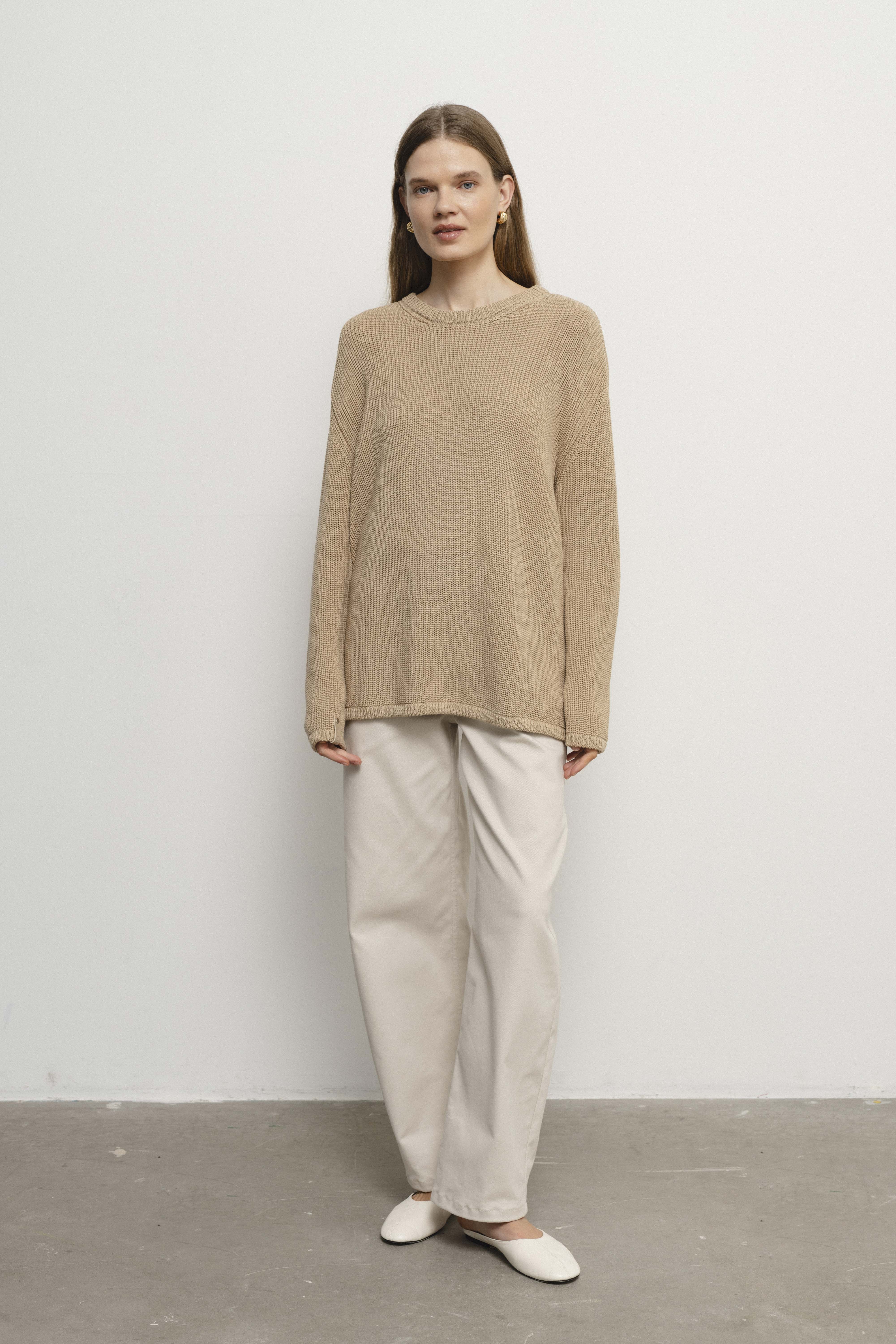 PASCAL sand sweater sample