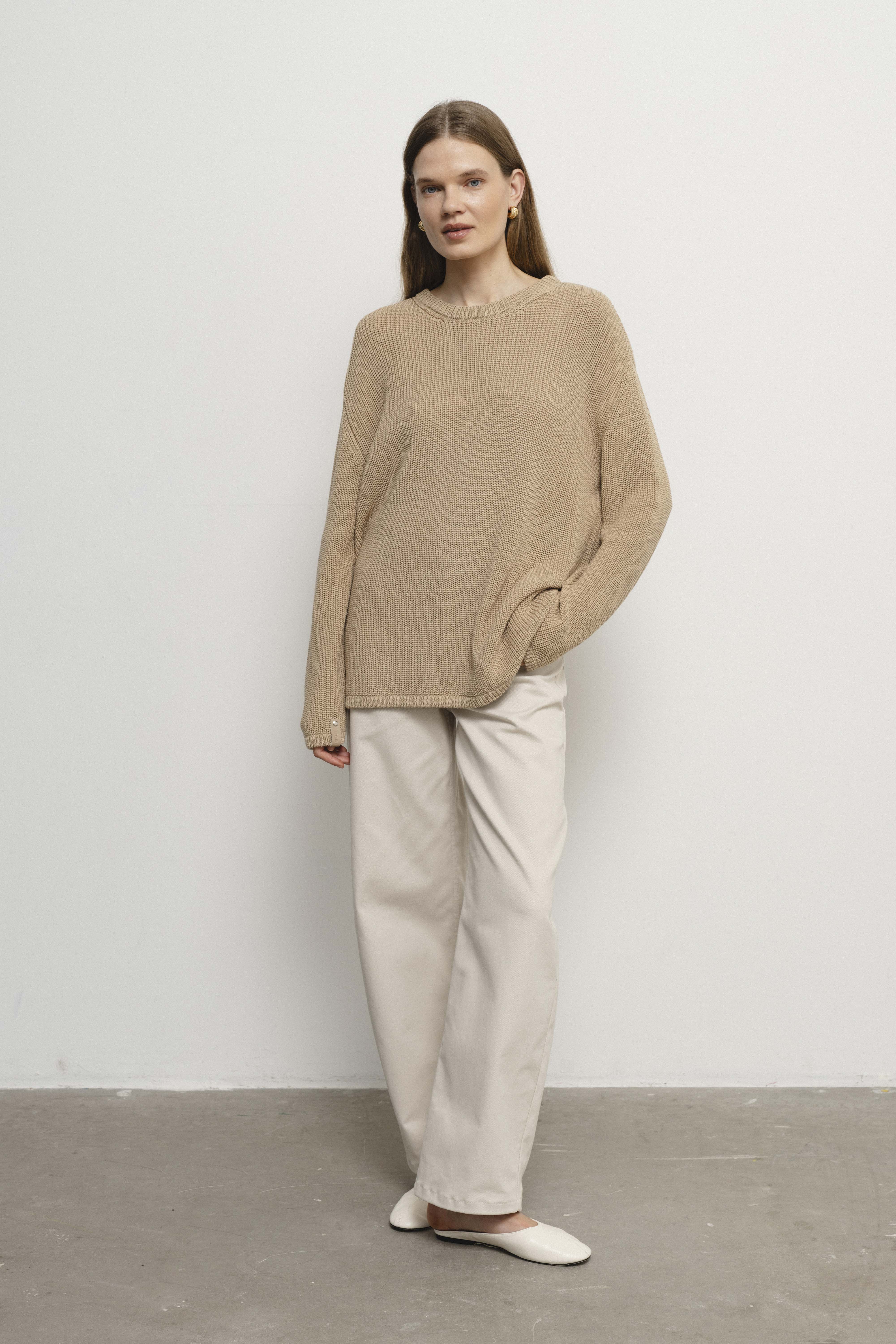 PASCAL sand sweater sample