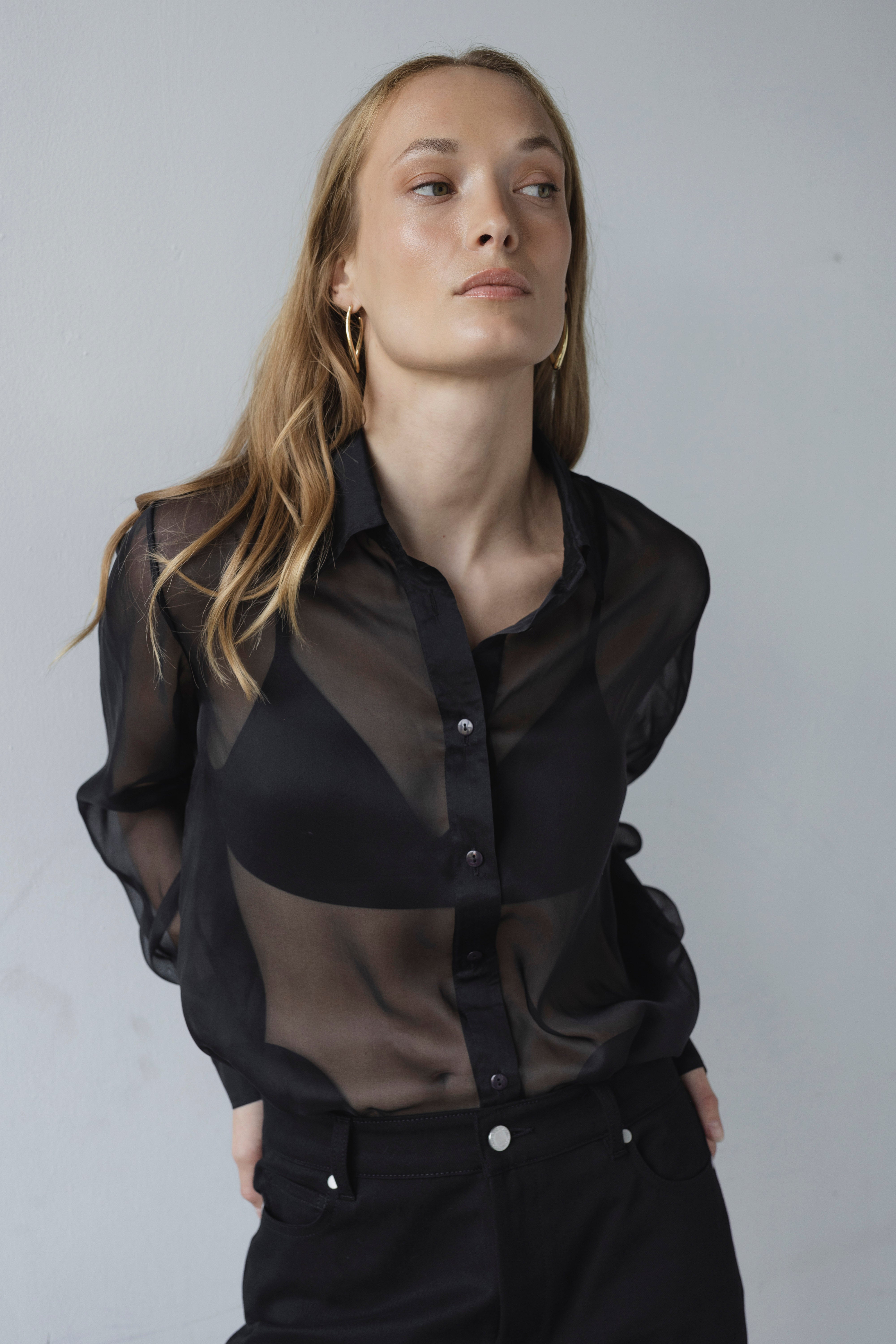 Silk blouse sample