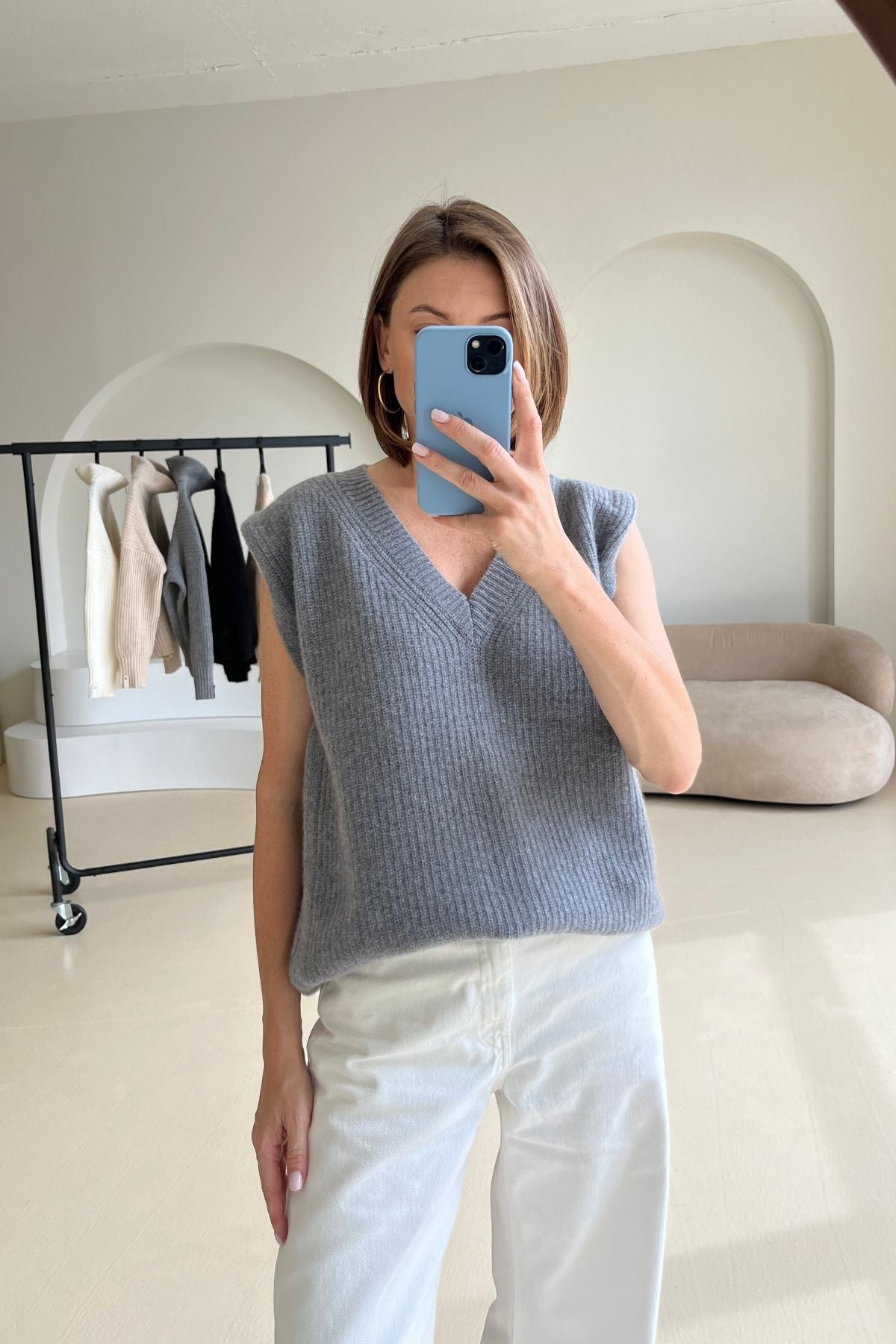 Grey vest sample