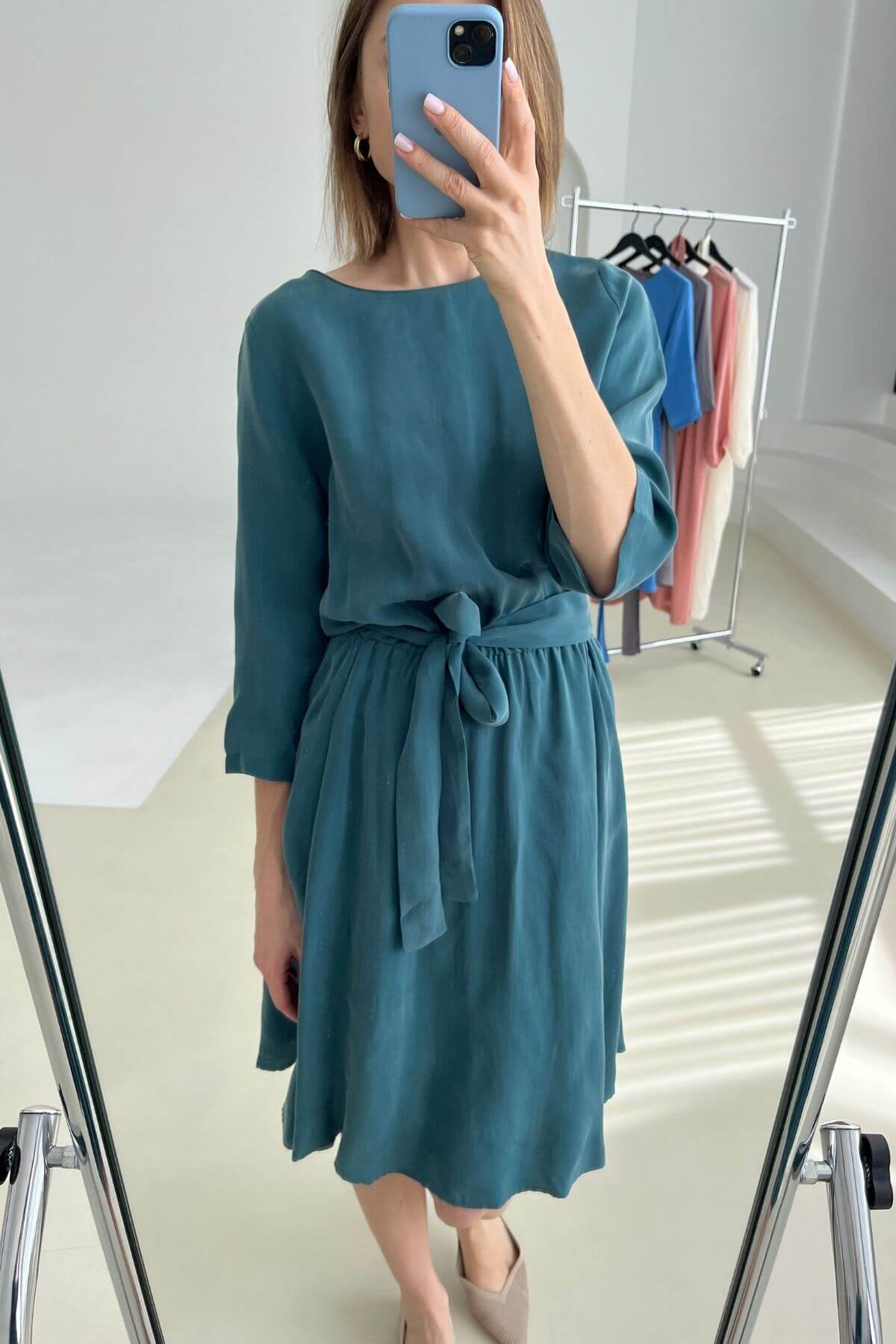 'Viki' emerald green dress