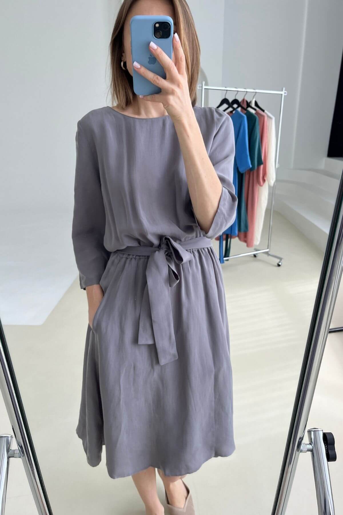 'Viki' grey dress