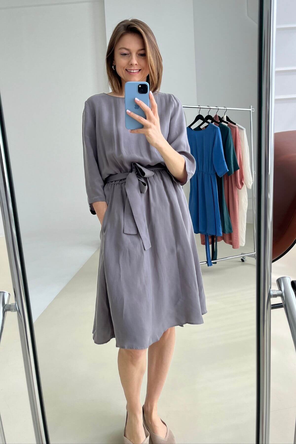 'Viki' grey dress