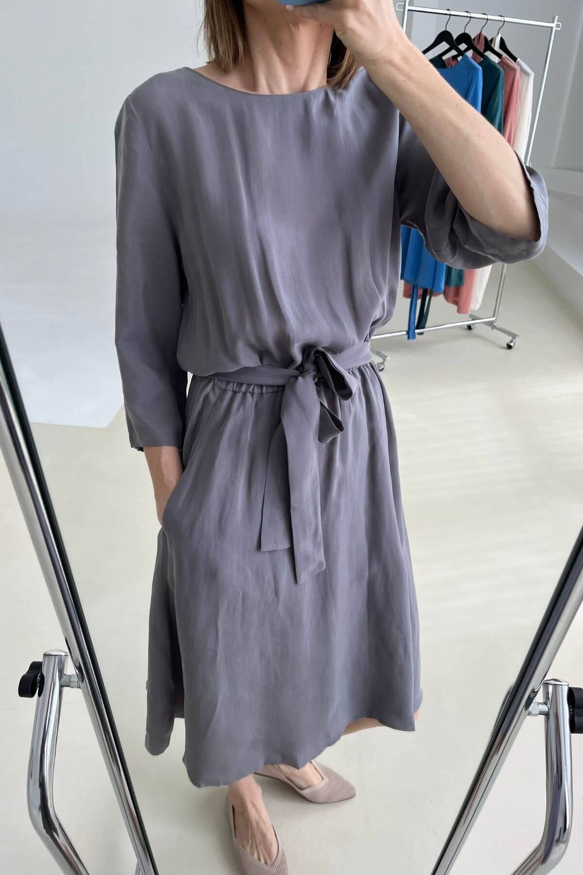 'Viki' grey dress