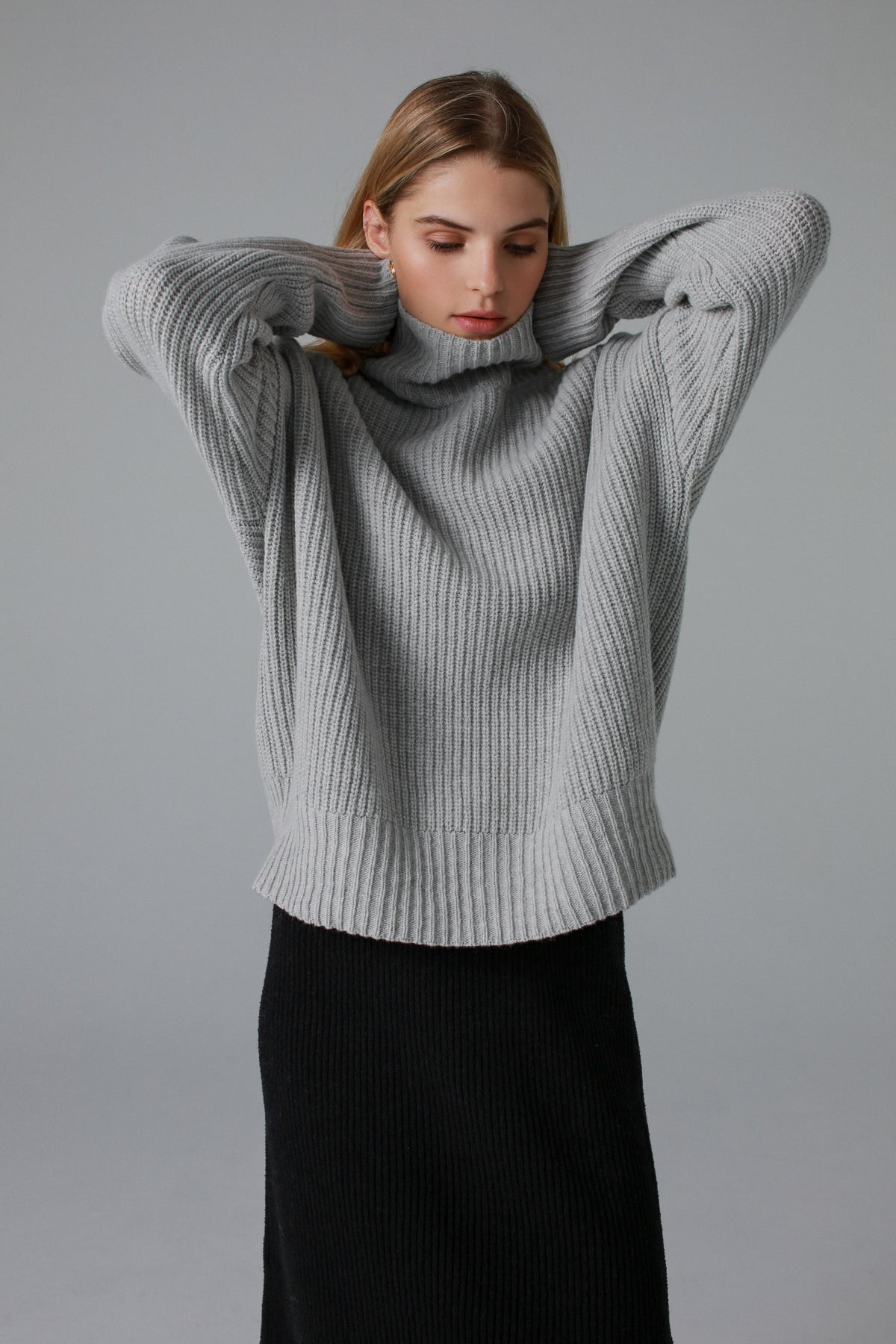 CHRISTINE light grey sweater
