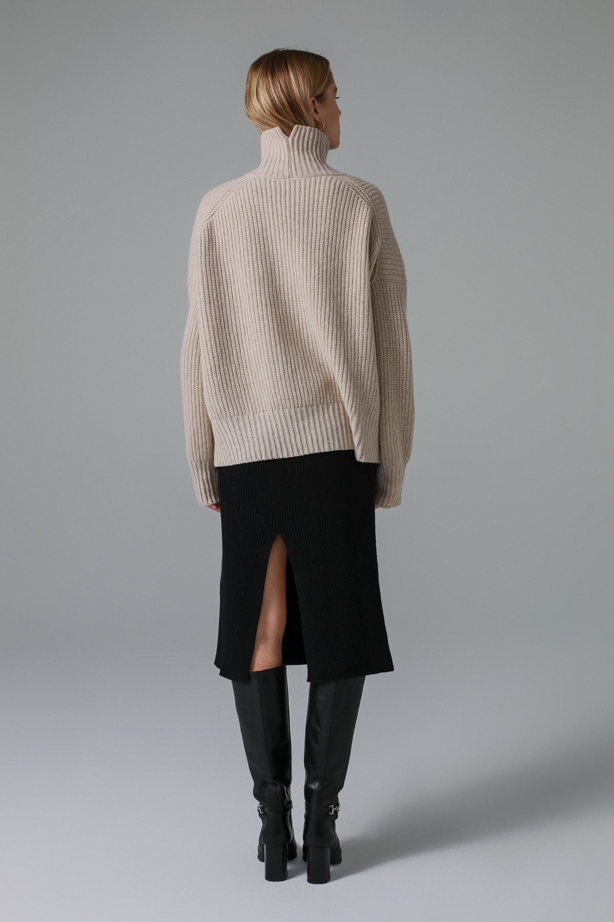 CHRISTINE sand sweater
