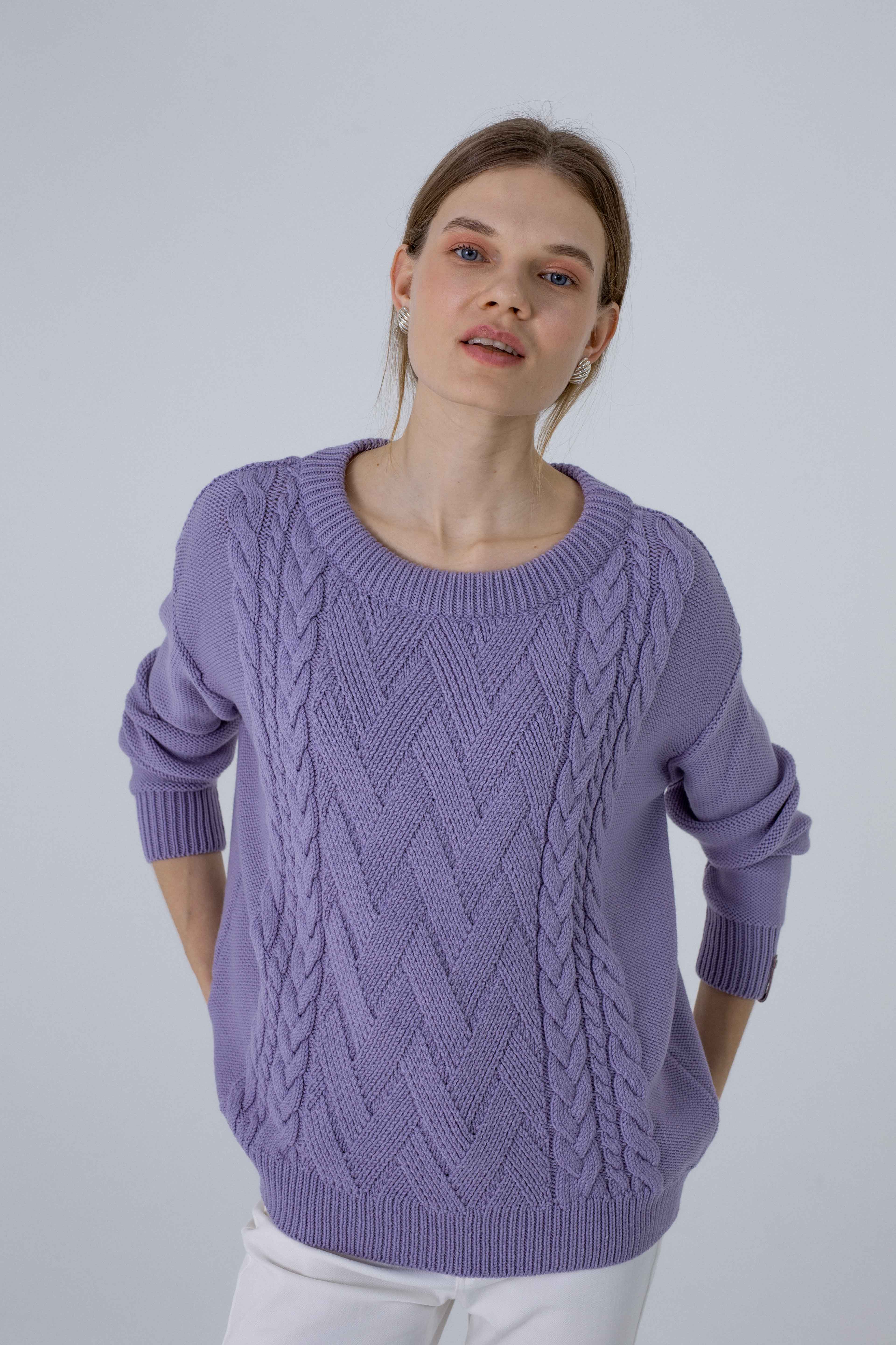 'Alice' violet sweater