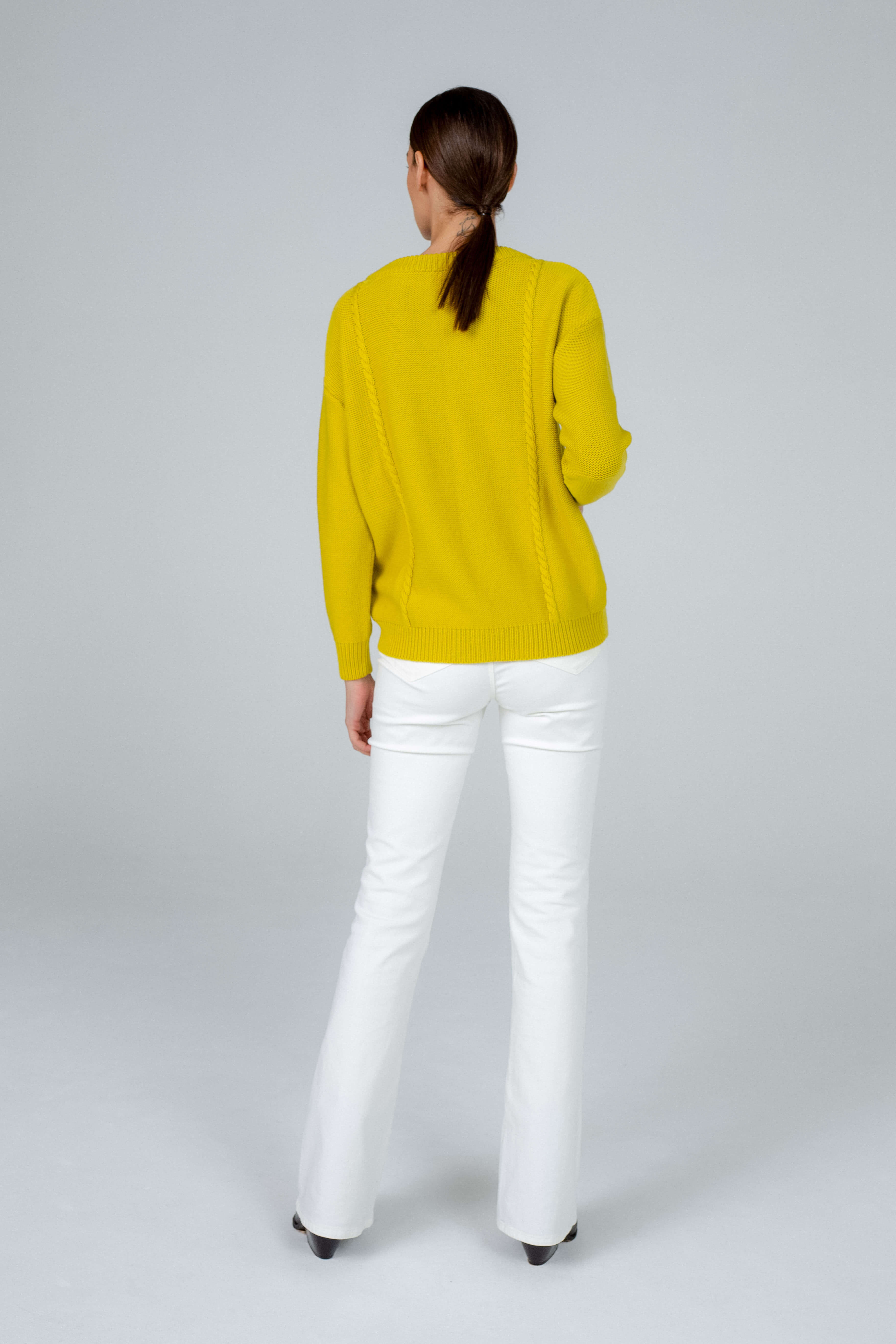 'Alice' mustard yellow sweater