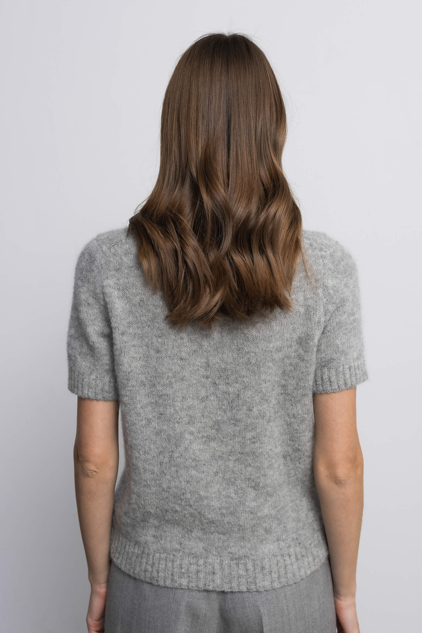 Alpaca grey blouse sample