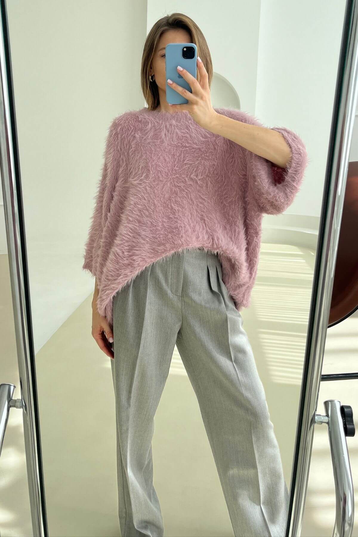 Light pink blouse sample