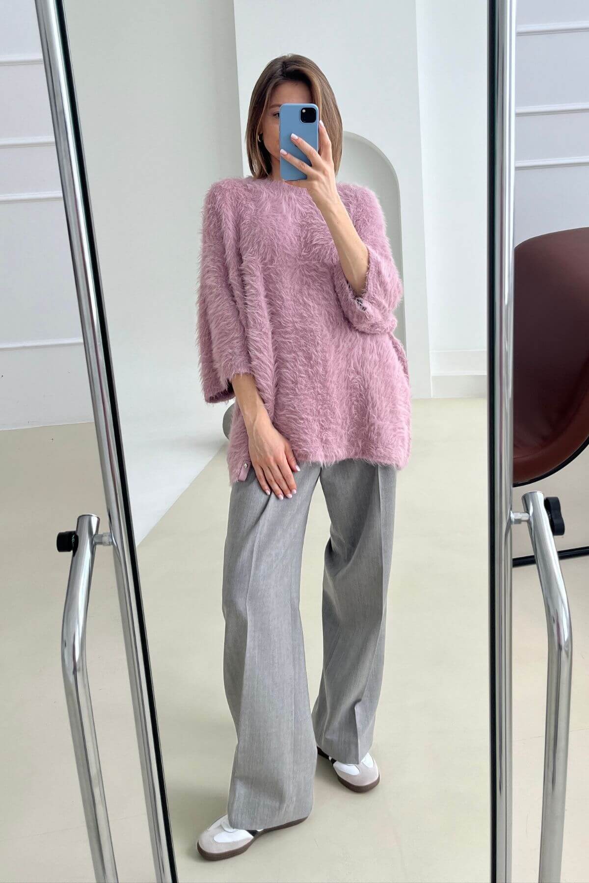 Light pink blouse sample