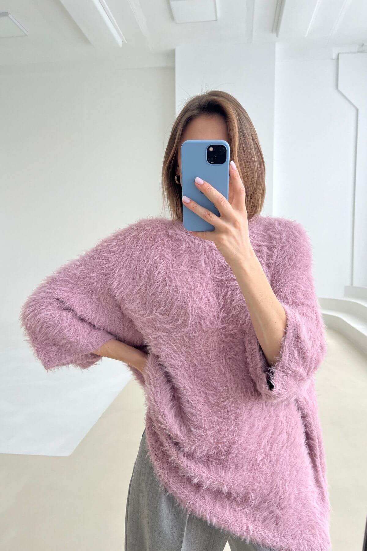 Light pink blouse sample