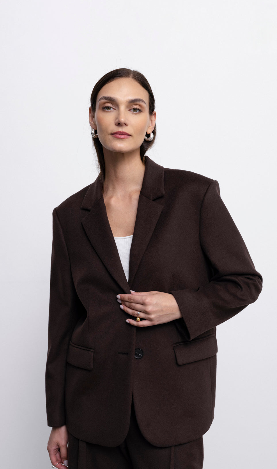 'Celine' blazer-coat