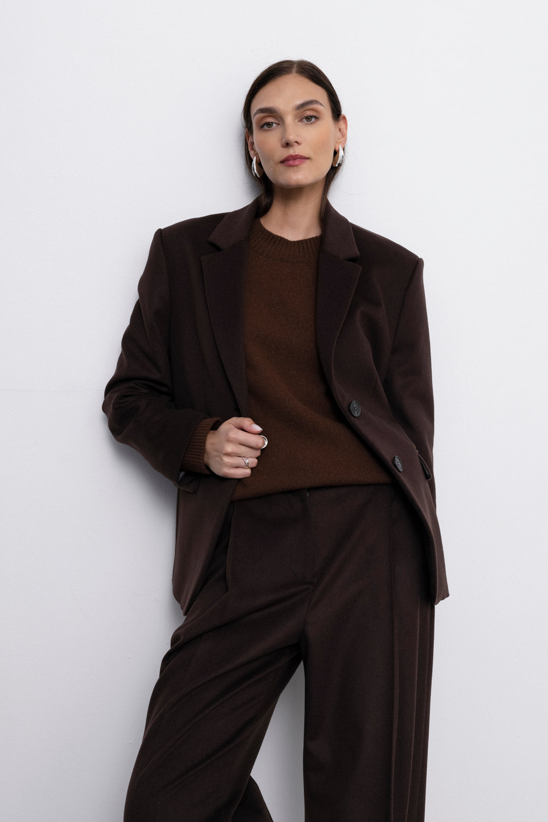 'Celine' blazer-coat