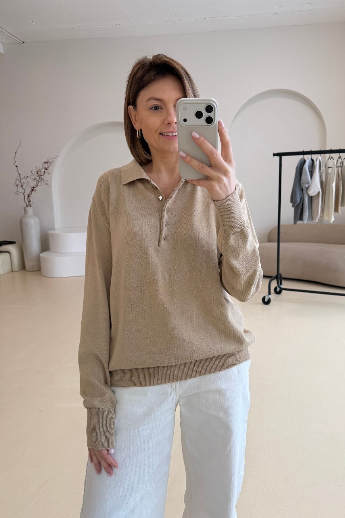 'Charlotte' cotton blouse sample