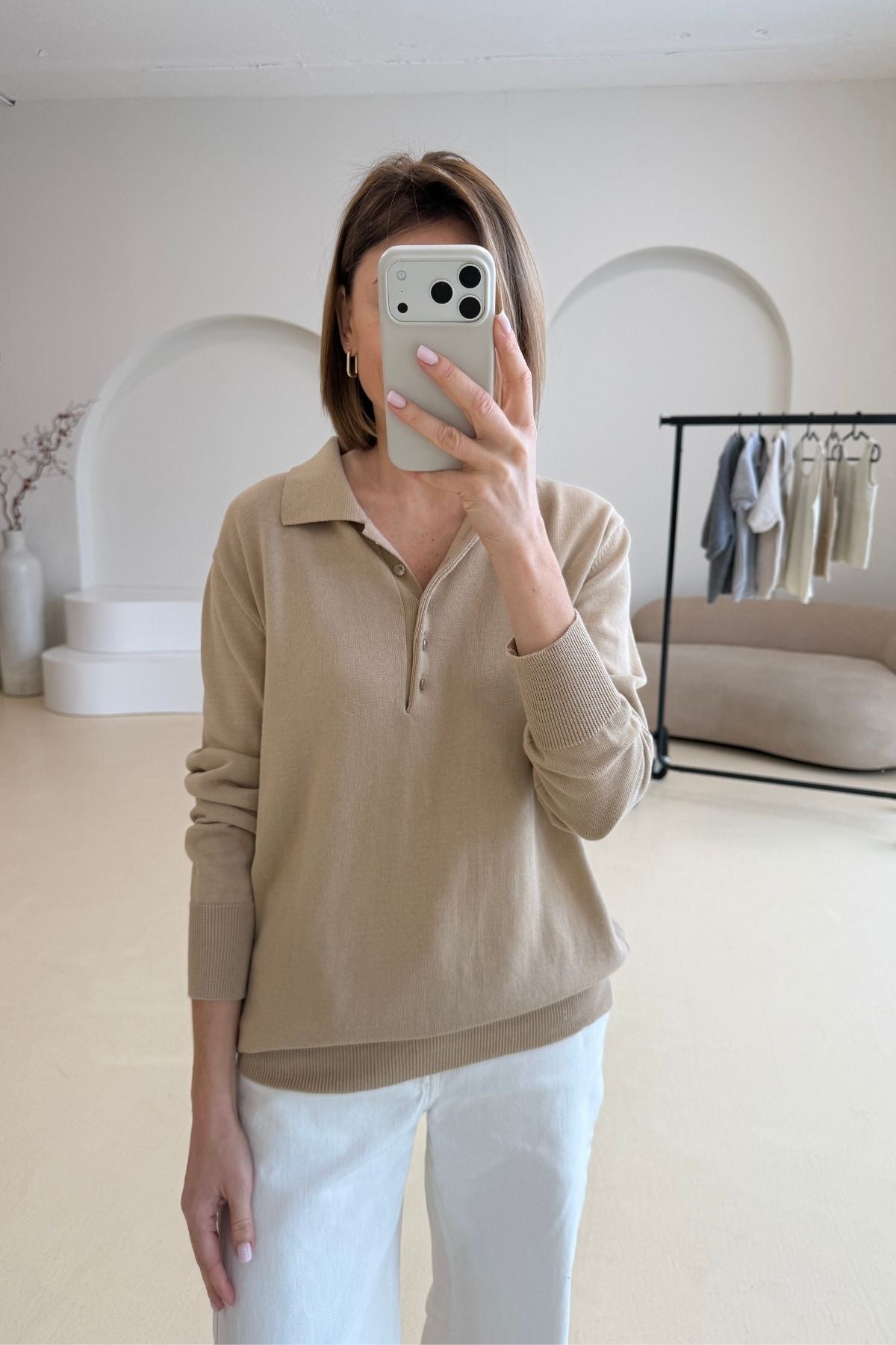 'Charlotte' cotton blouse sample