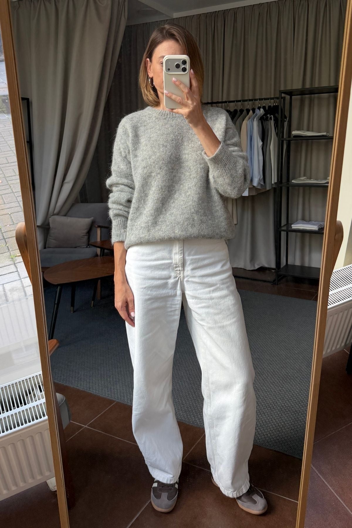 CHLOE light grey sweater sample