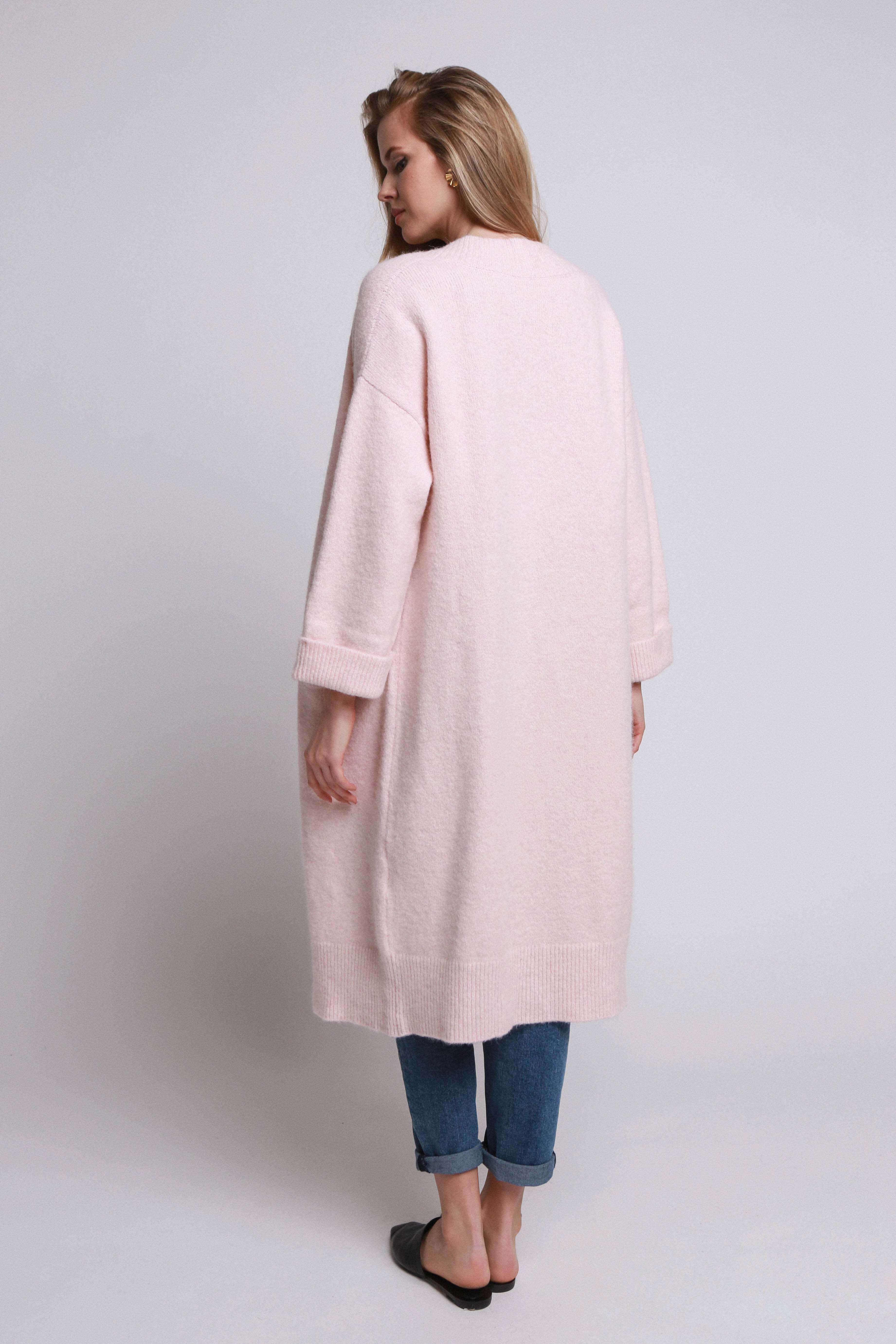 'Cloe' light peach cardigan