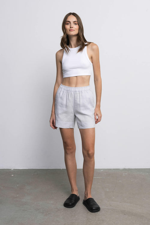 DORI mint trousers, shorts & shirt set