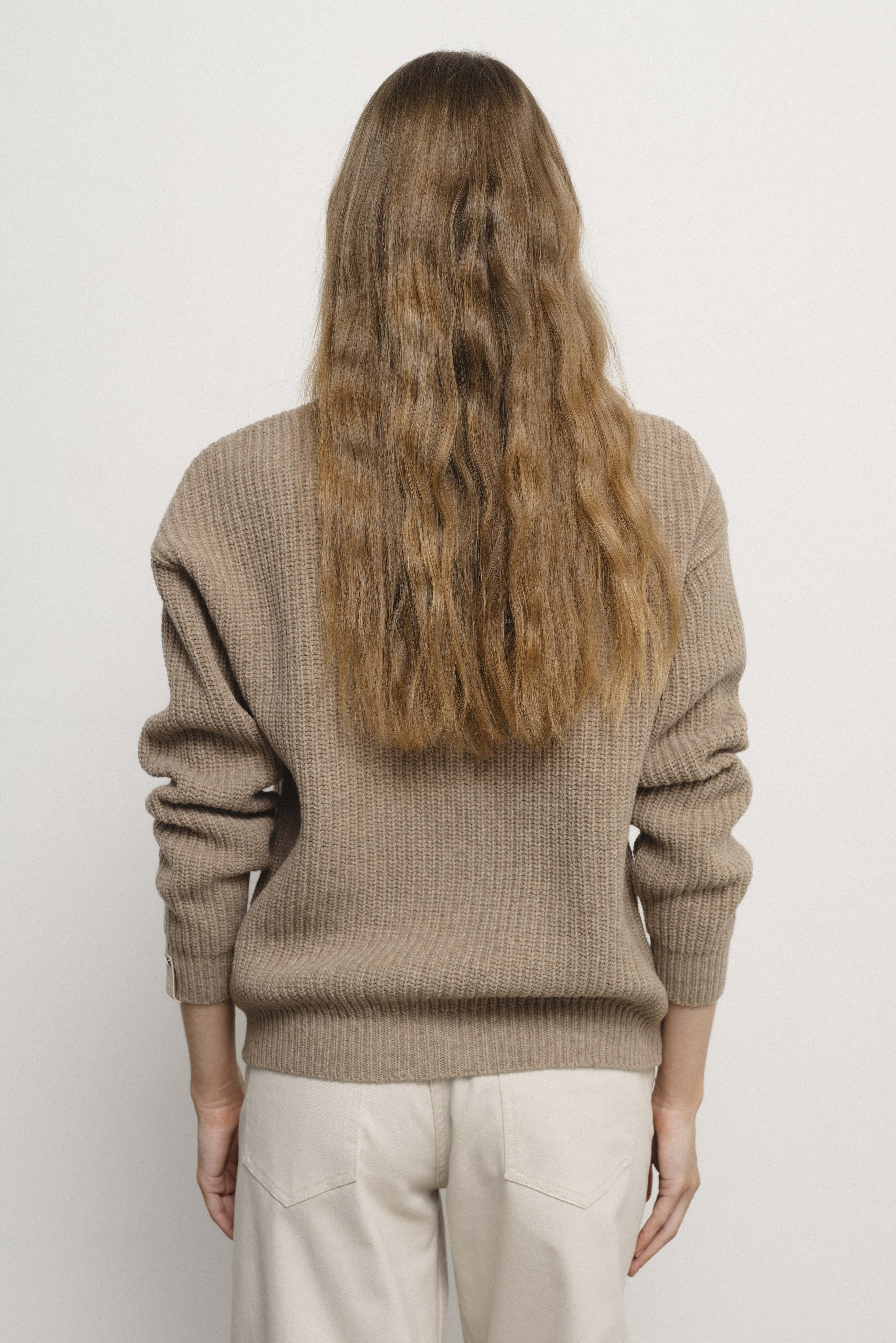 EMA sand cardigan