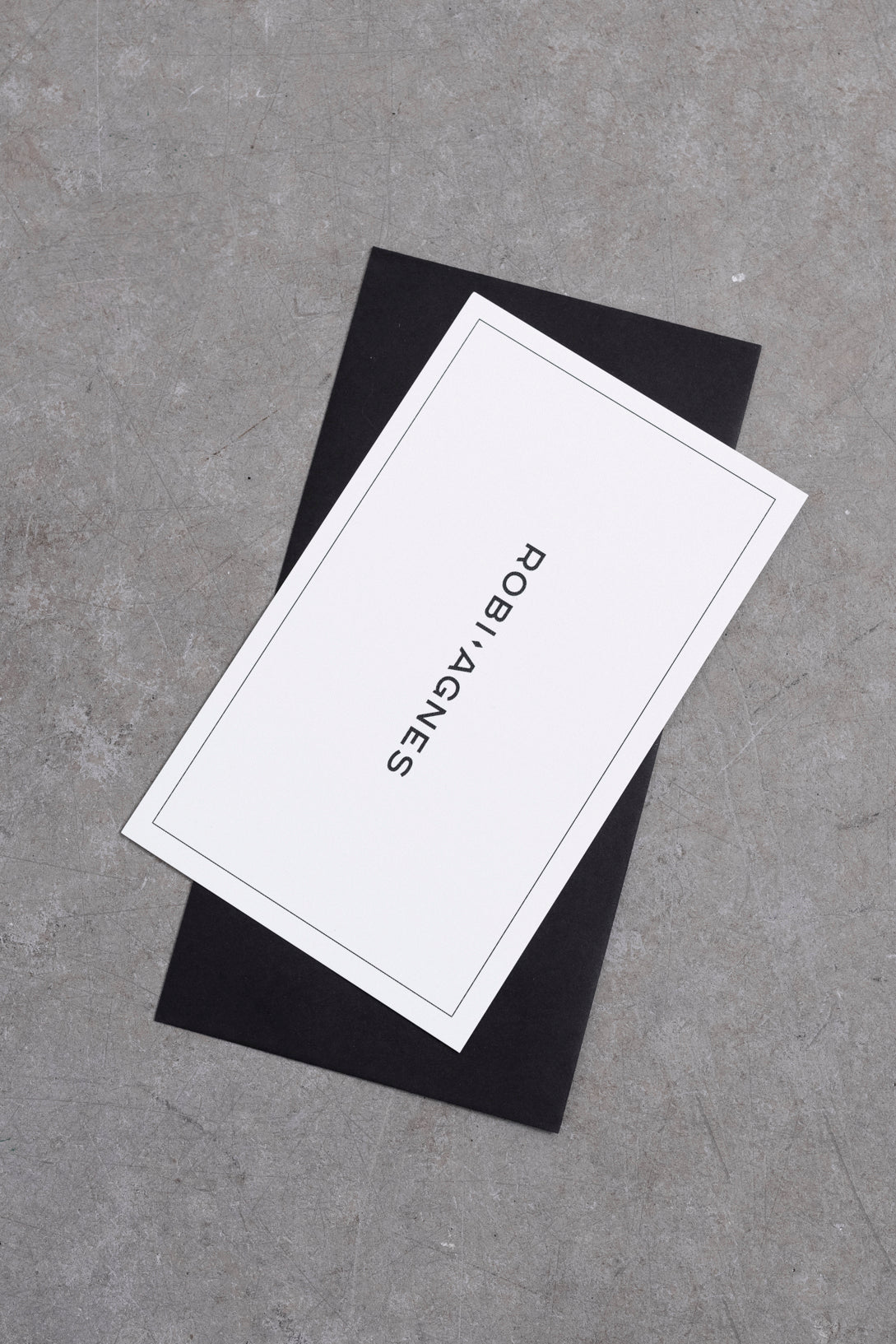 Paper ROBI AGNES gift card
