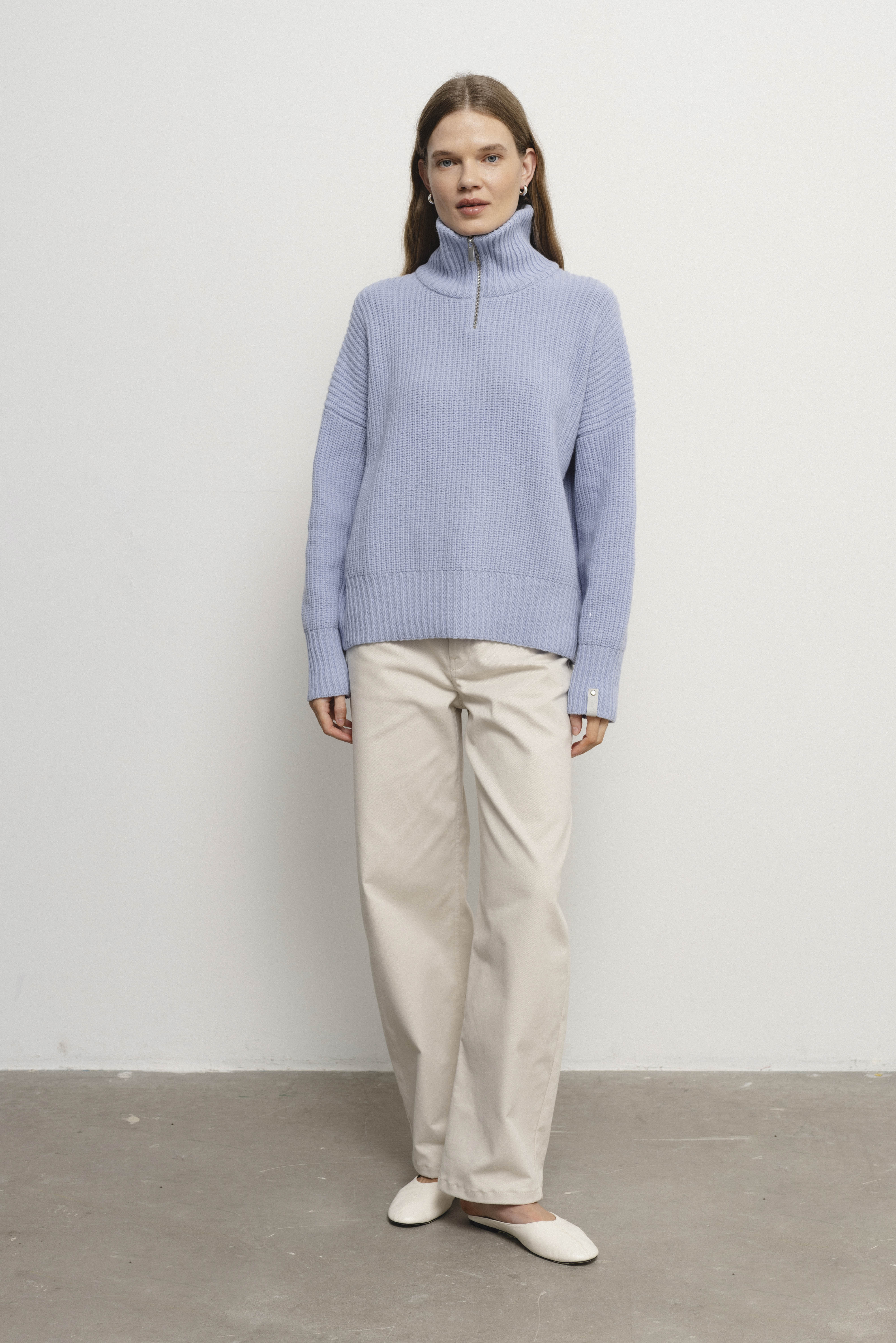MONIQUE light blue sweater