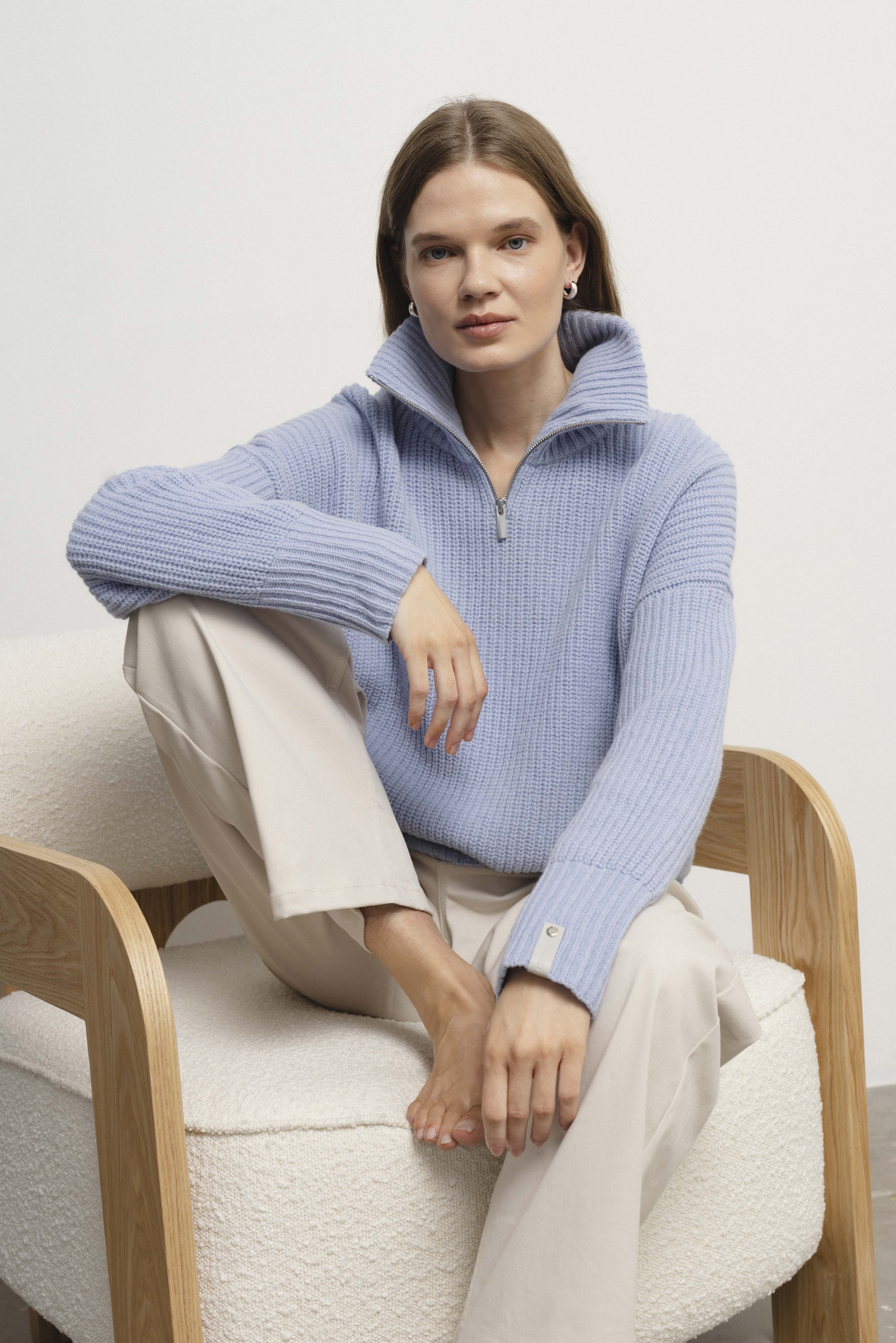 MONIQUE light blue sweater