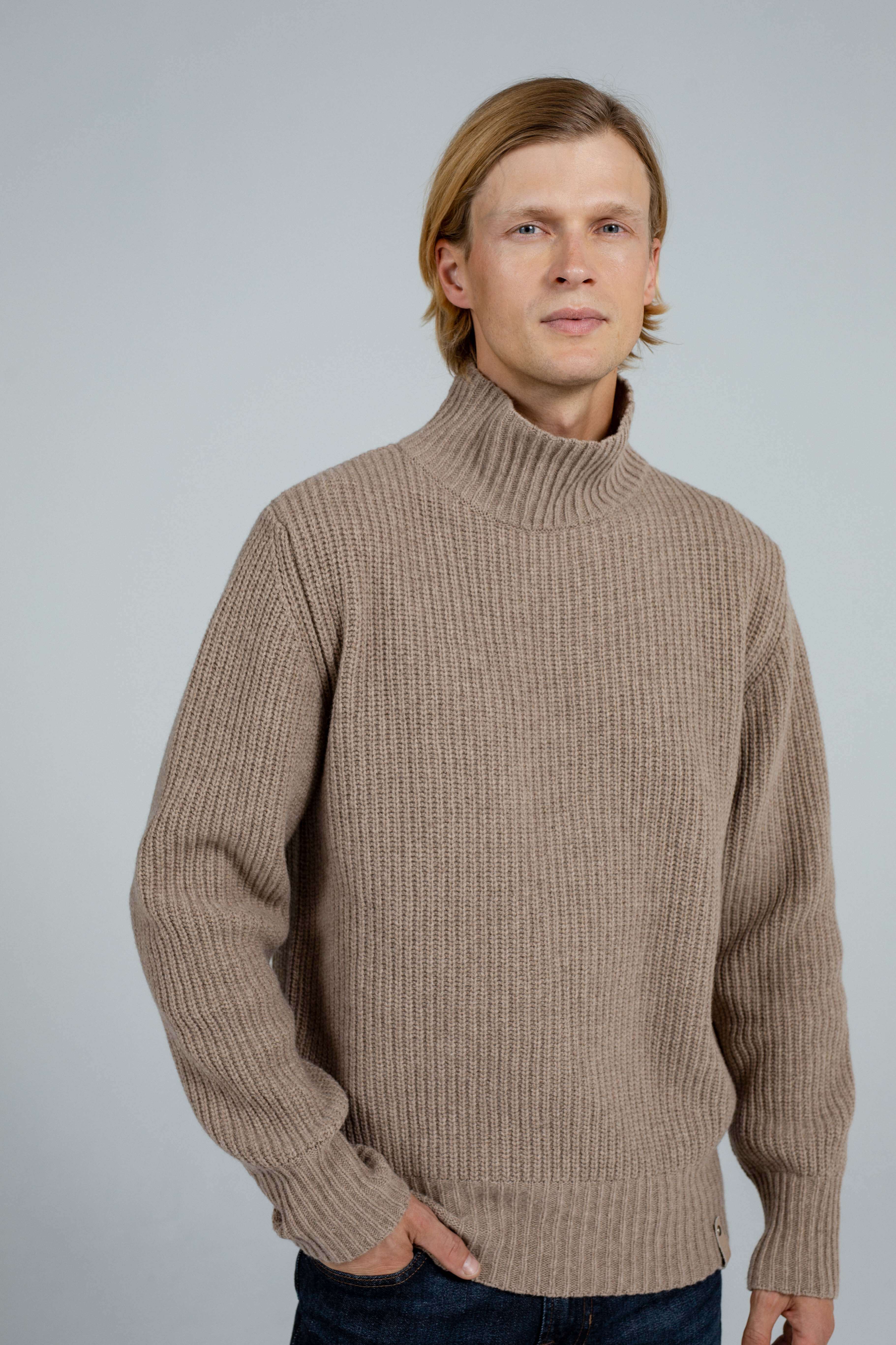 'Nicolas' sand sweater