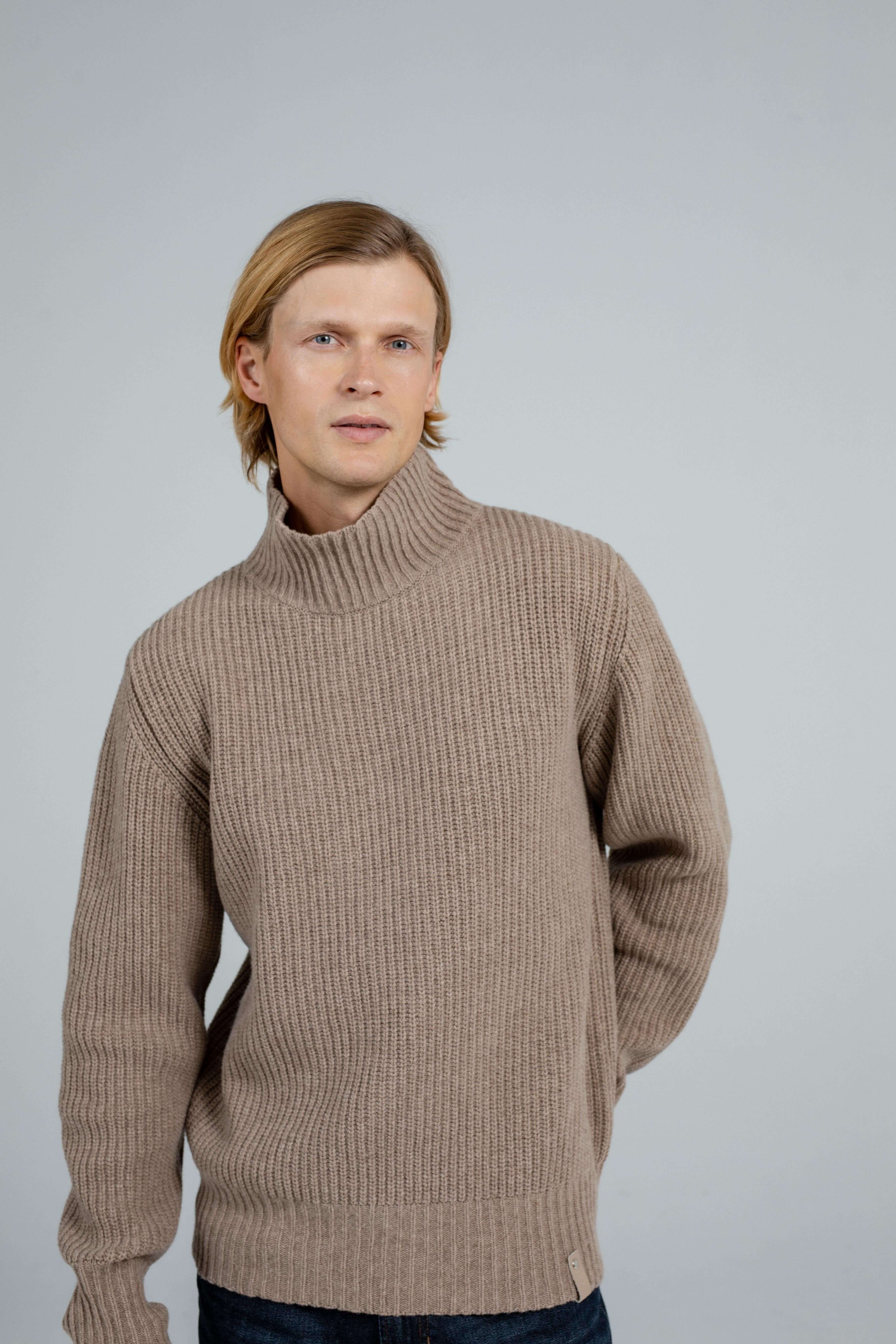 'Nicolas' sand sweater