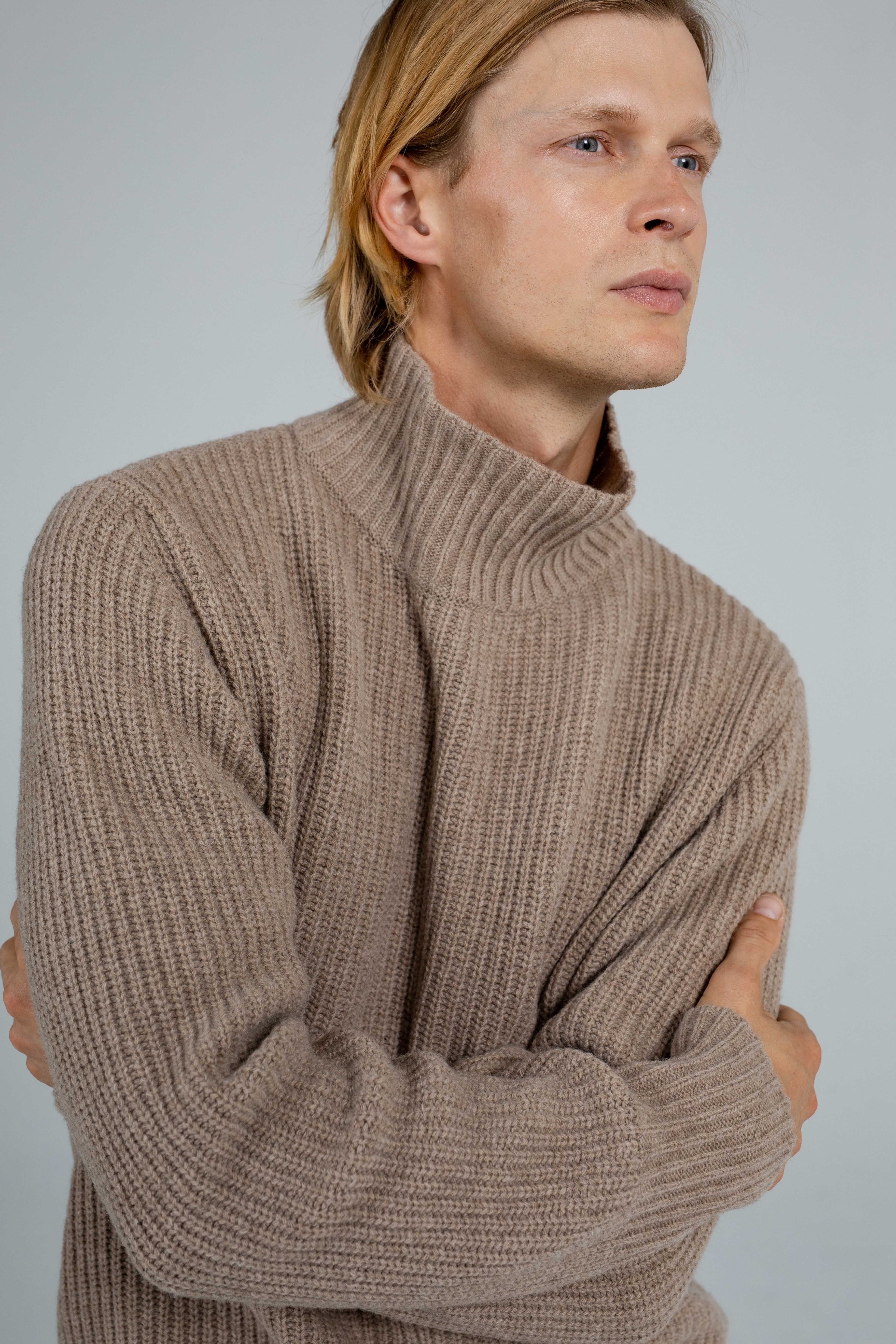 'Nicolas' sand sweater