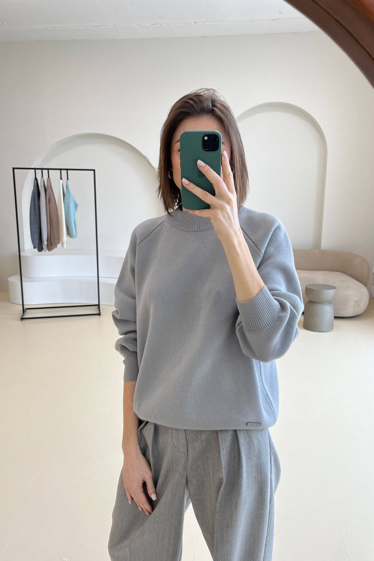 'Pauline' grey sweater