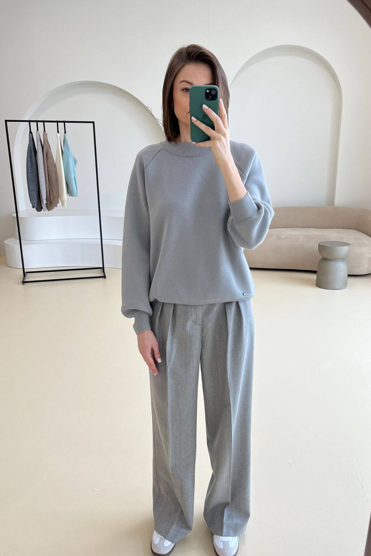 'Pauline' grey sweater