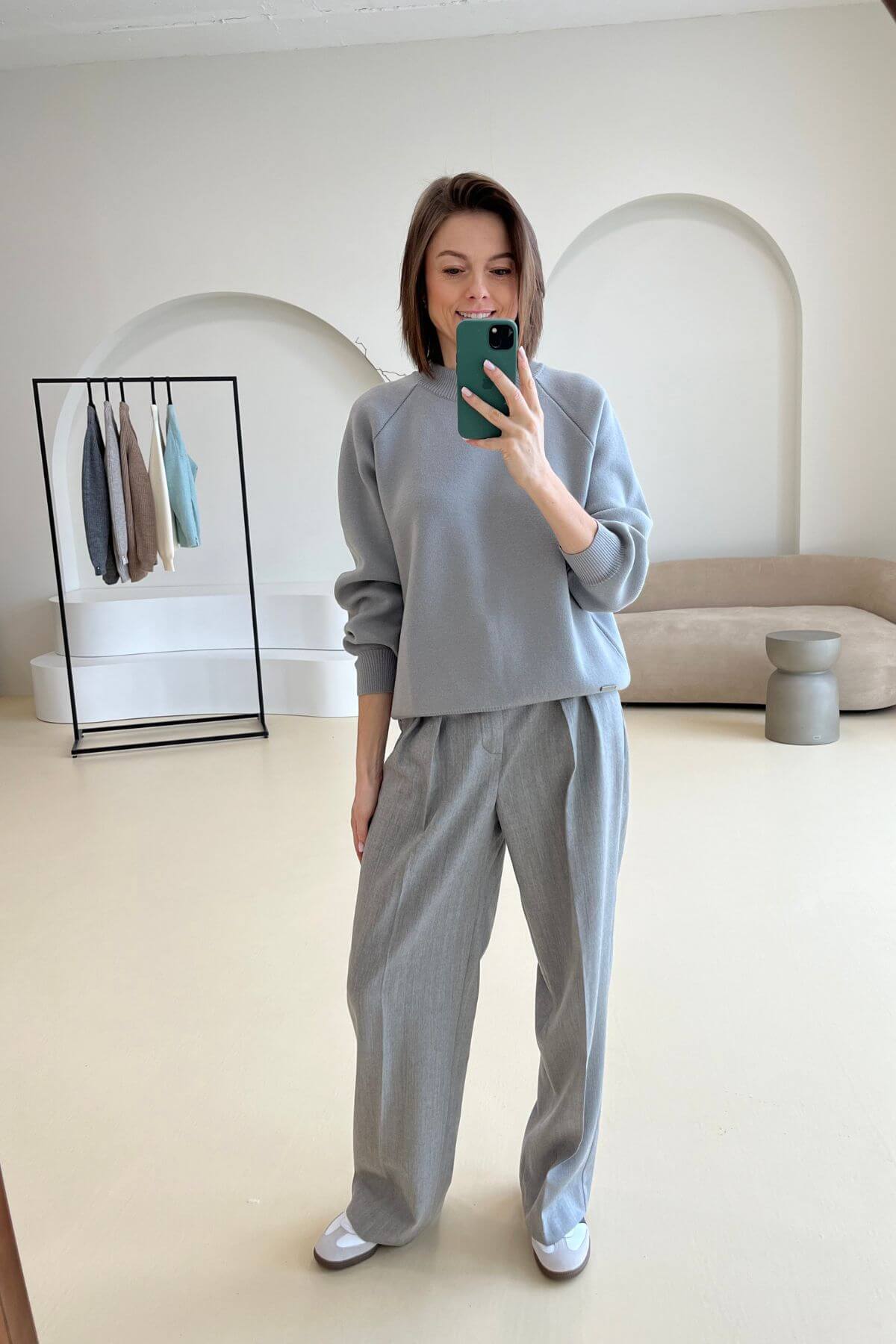 'Pauline' grey sweater