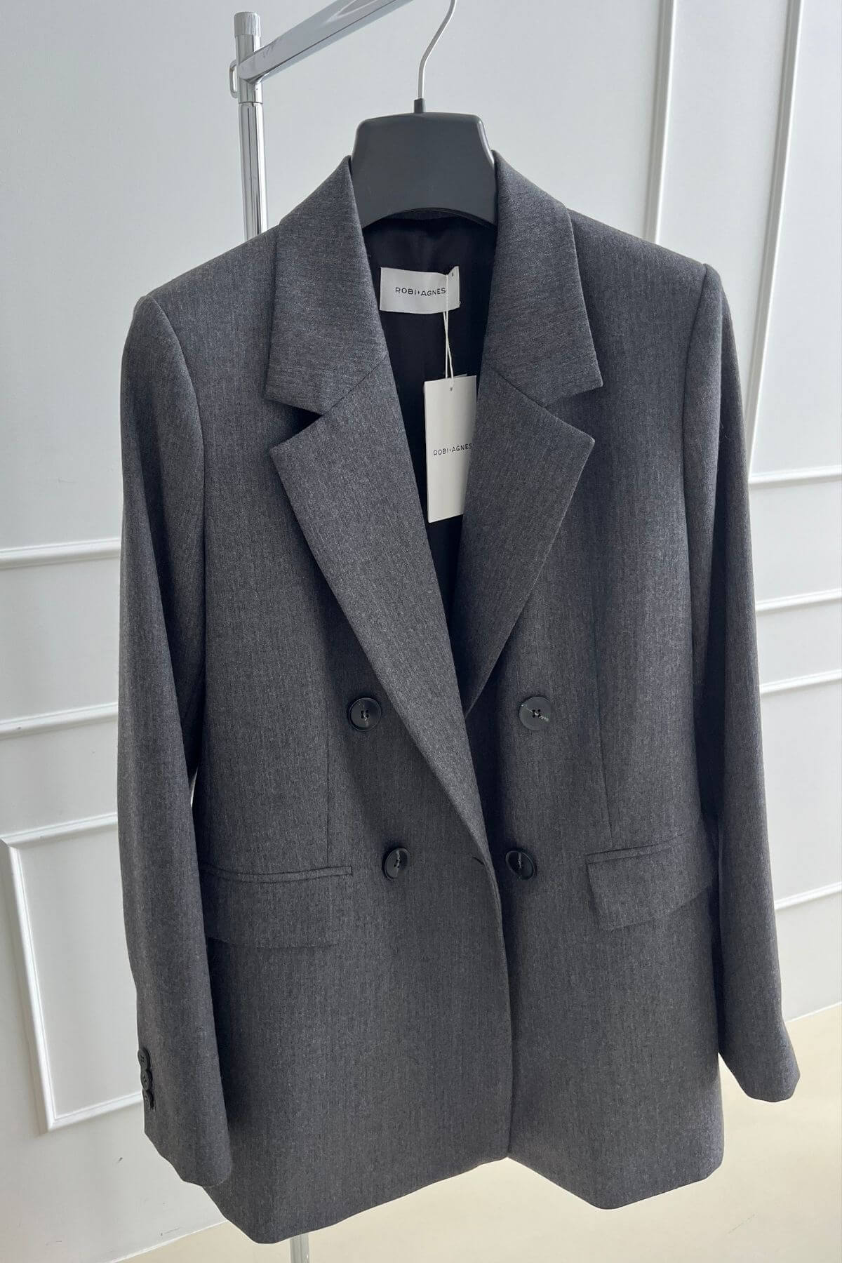 'Sophie' dark grey blazer sample