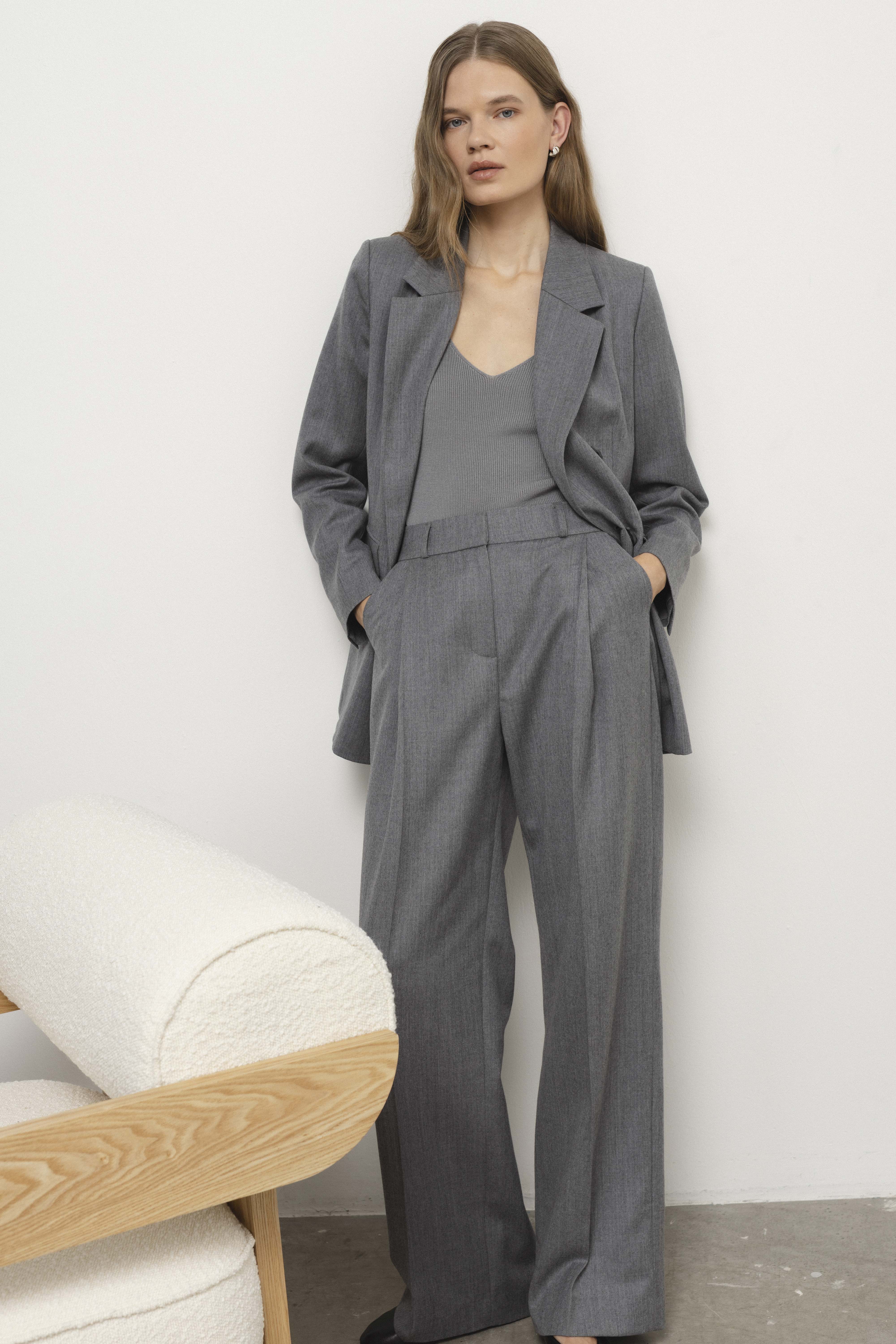 MANON trousers & SOPHIE blazer grey suit