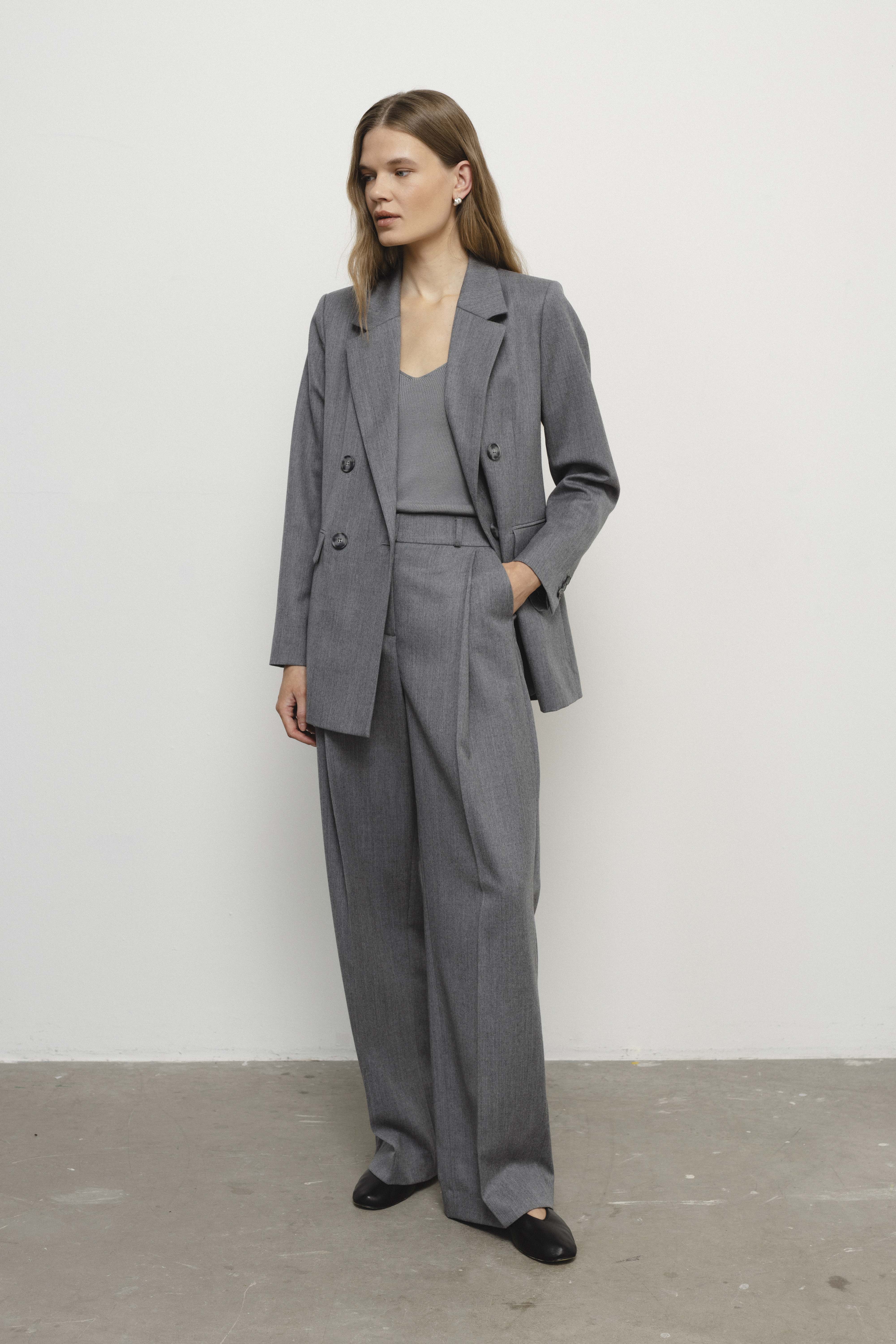 MANON trousers & SOPHIE blazer grey suit